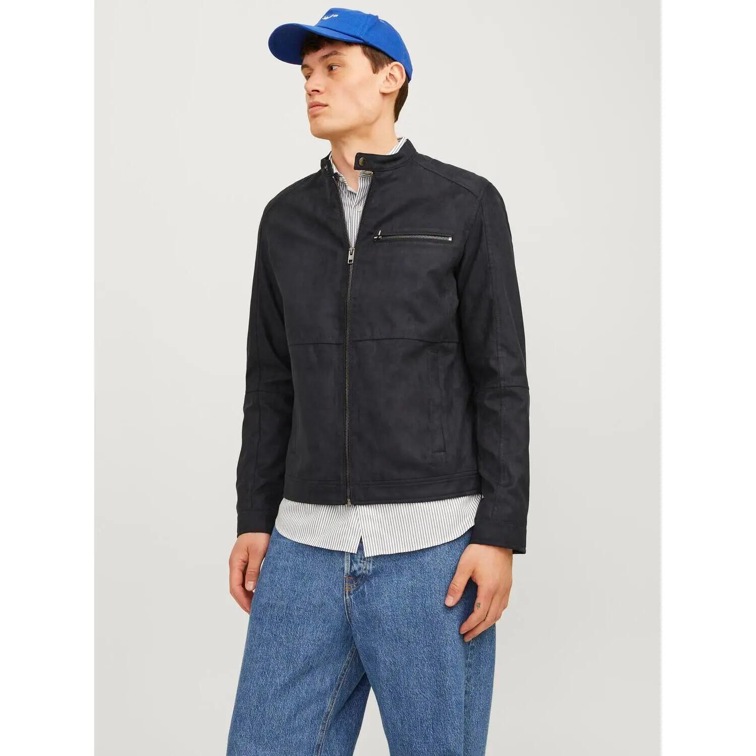 Casaco de couro de motocicleta Jack & Jones Dylan 2/7