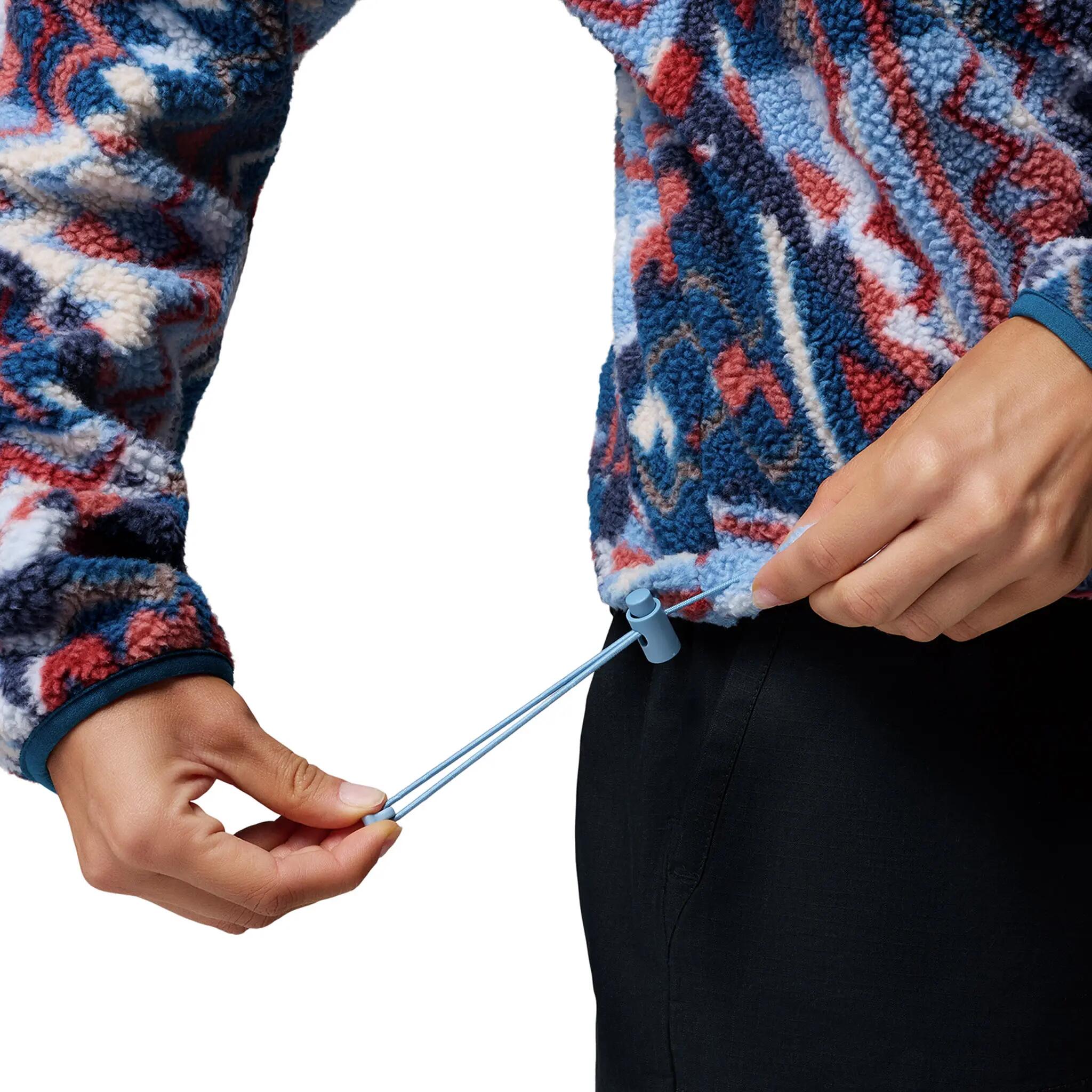 Pullover weich wärmend Damen - Helvetia™ II Printed Cropped Half Snap 6/6