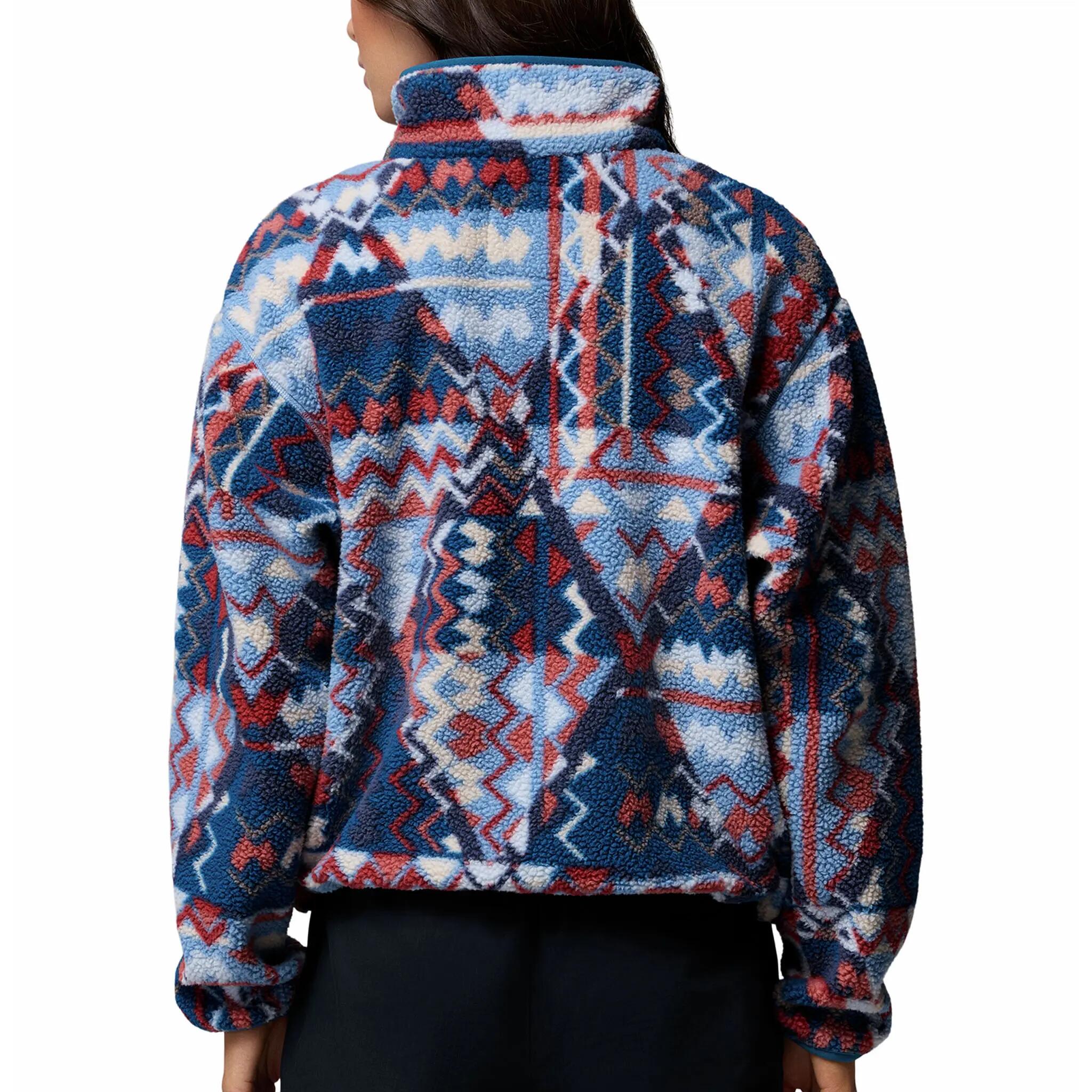 Pullover weich wärmend Damen - Helvetia™ II Printed Cropped Half Snap 4/6