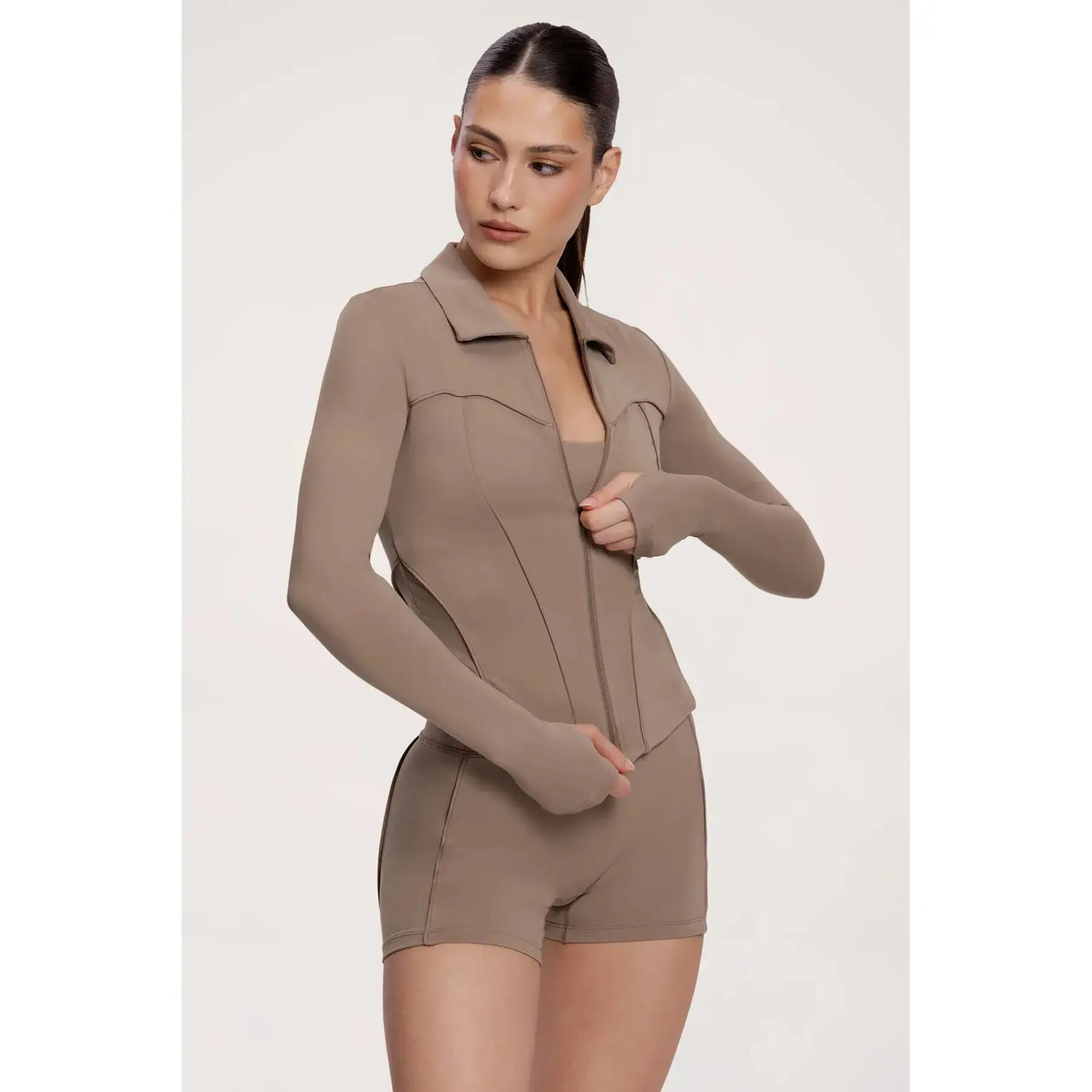 Veste zippée femme Gym Glamour Pilates Era 4/7