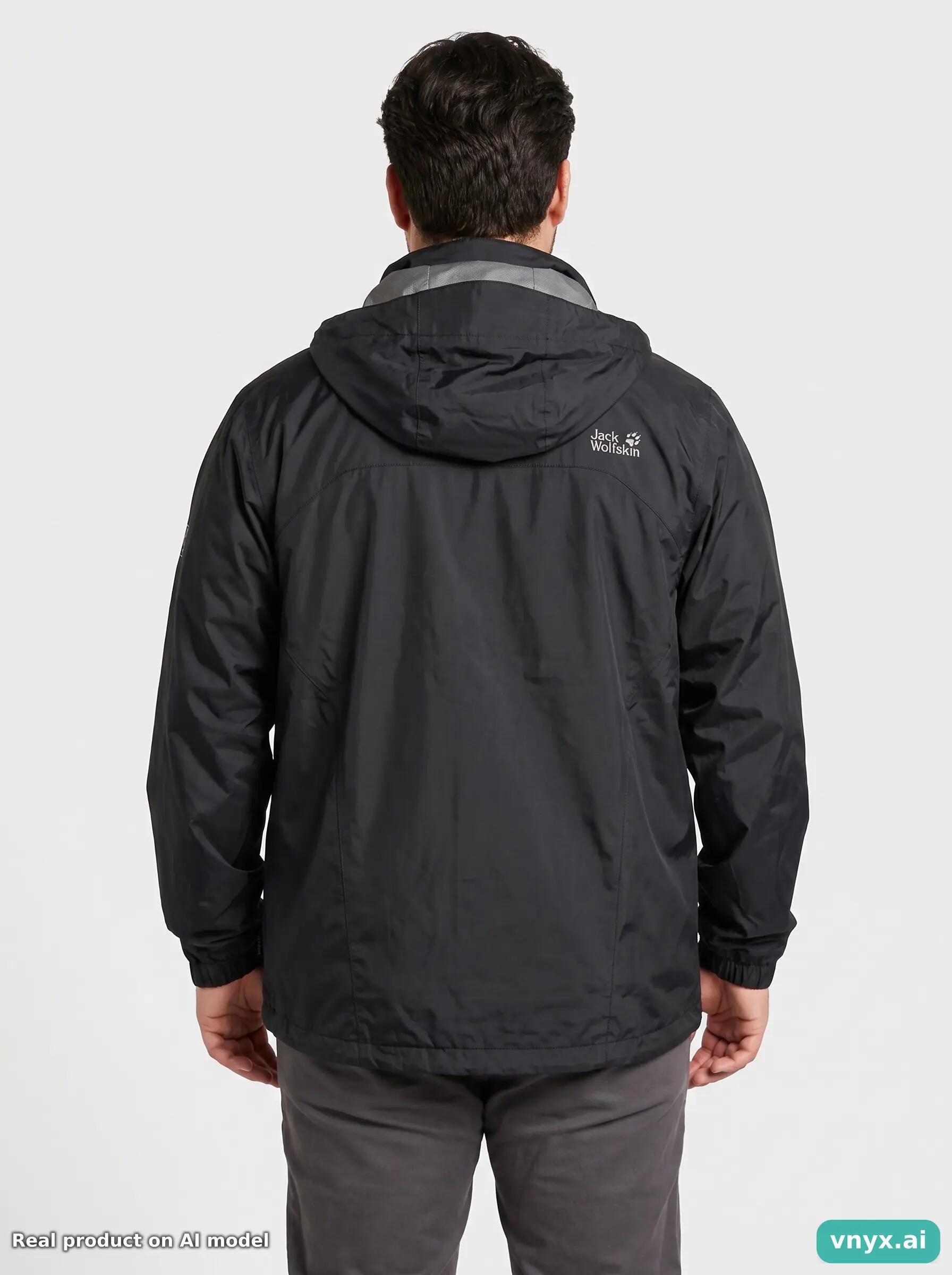 Second Life - Vintage Jack Wolfskin Classic Black Outdoor Jacket Men XL 4/6