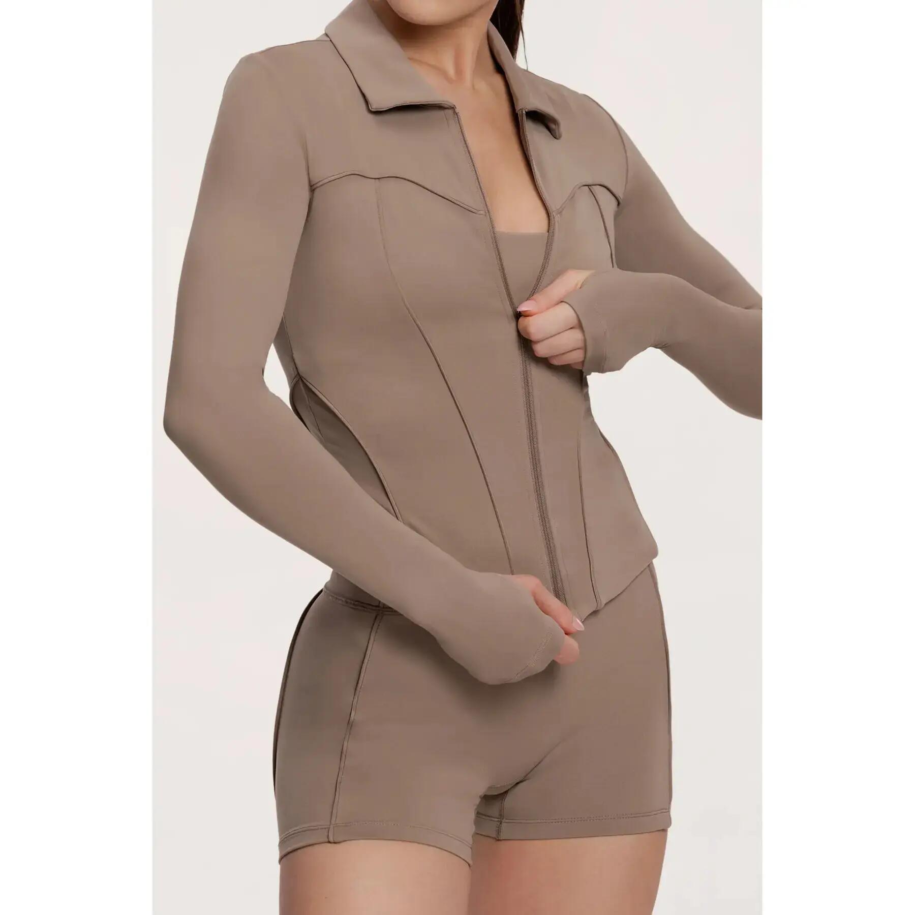 Veste zippée femme Gym Glamour Pilates Era 3/7