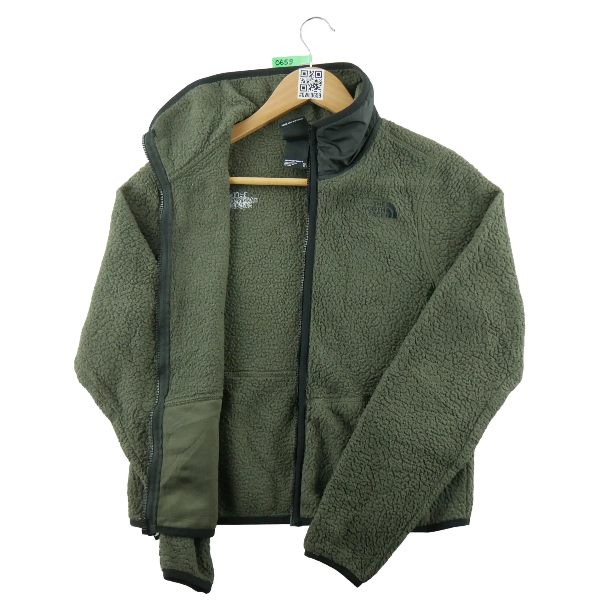 Seconde vie - Veste polaire Femme Vert - Très bon état 3/8