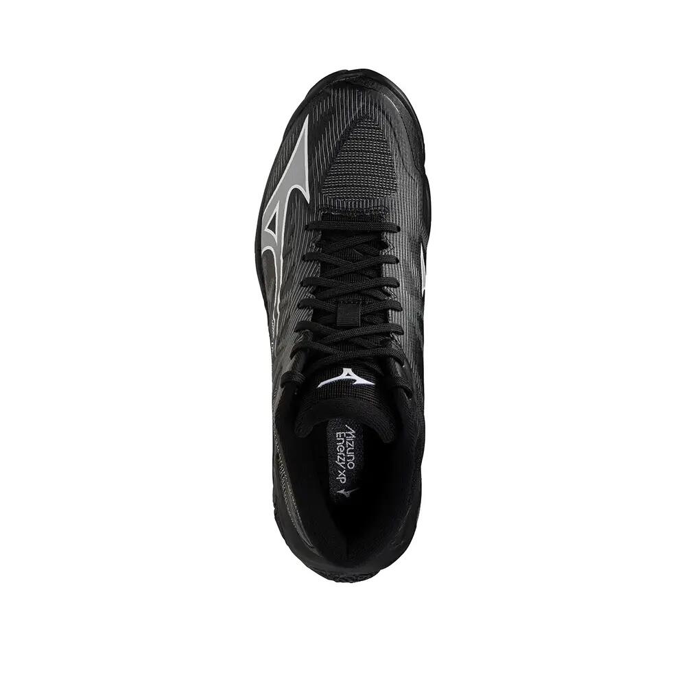 Buty do siatkówki Mizuno Wave Lightning Elite Mid Czarny/Szary ultime/Inde encre 6/6