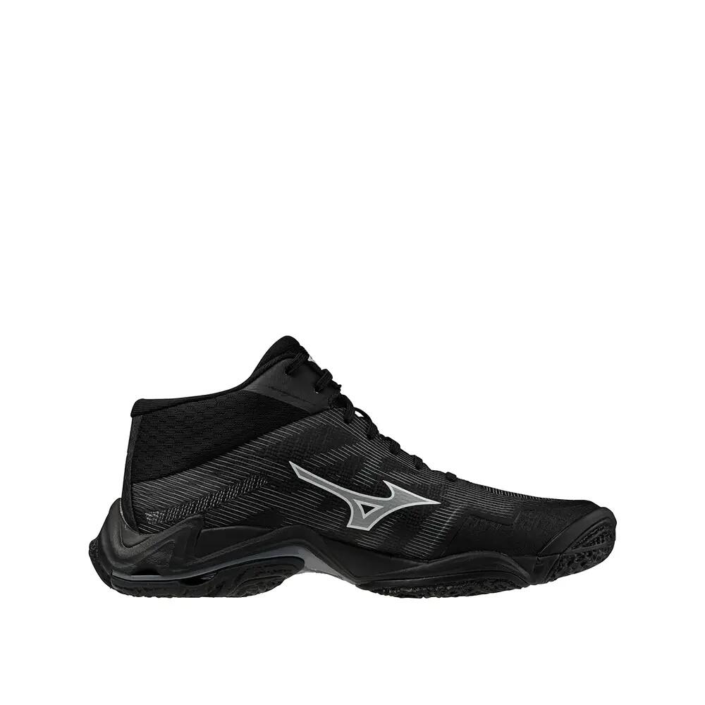 Buty do siatkówki Mizuno Wave Lightning Elite Mid Czarny/Szary ultime/Inde encre 4/6