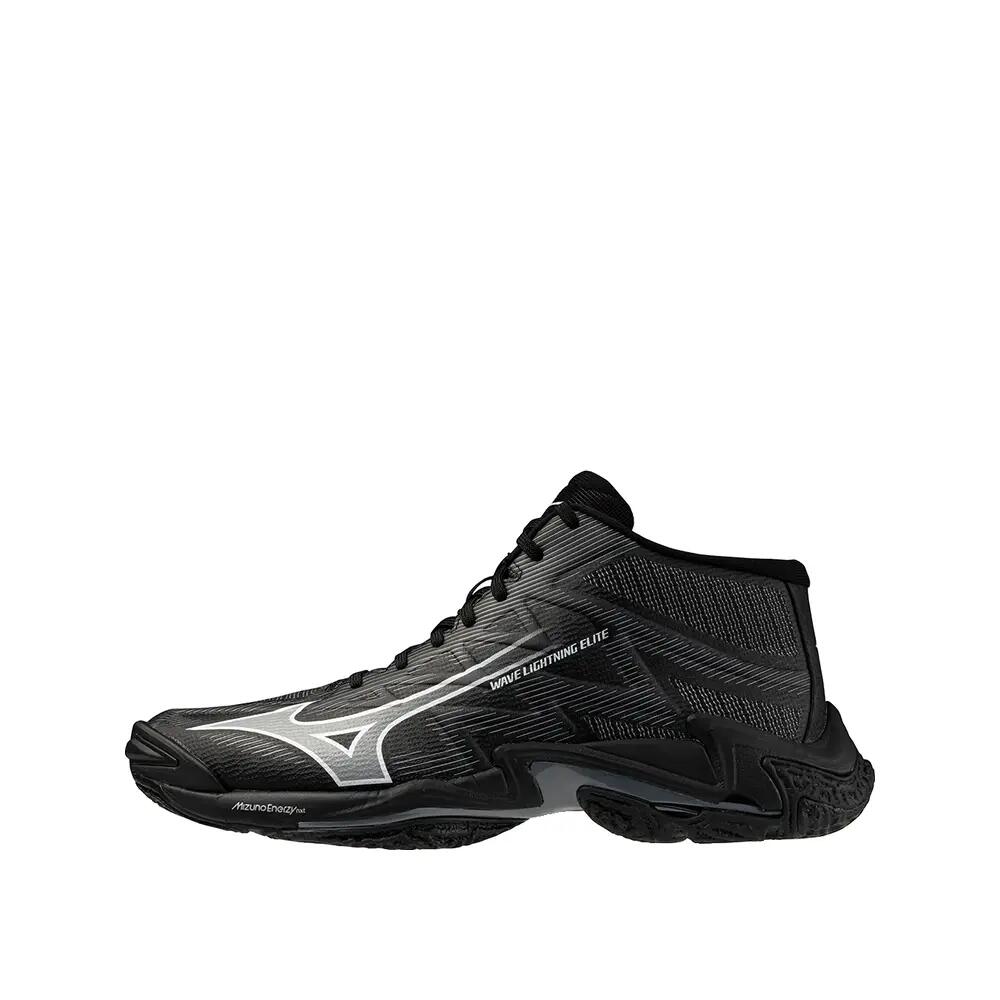 Buty do siatkówki Mizuno Wave Lightning Elite Mid Czarny/Szary ultime/Inde encre 2/6