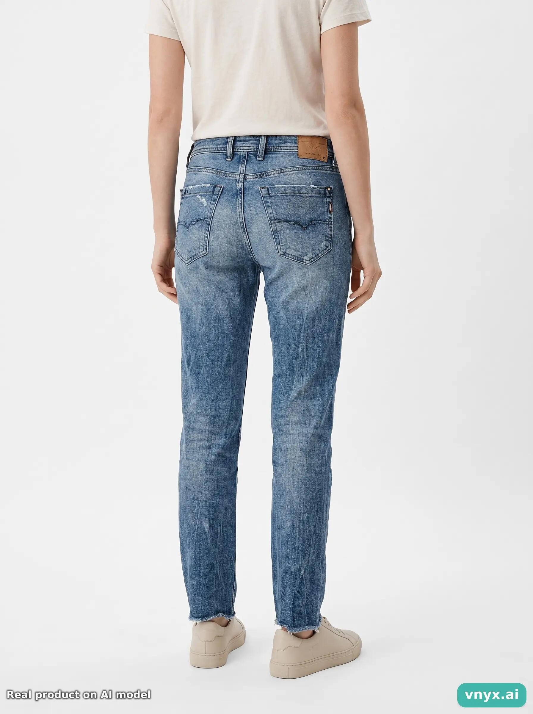Second Life - Vintage Diesel Dark Blue Jeans Women W30 L28 4/6