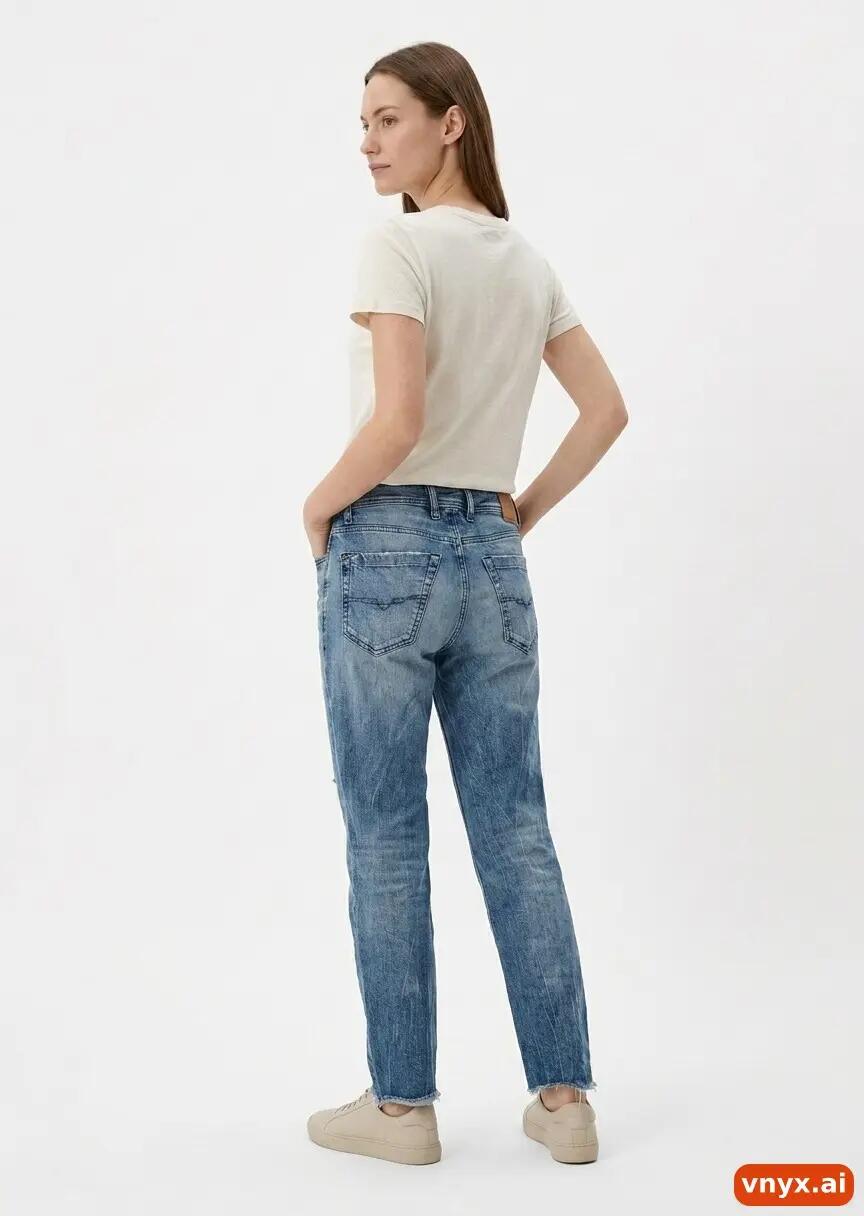 Second Life - Vintage Diesel Dark Blue Jeans Women W30 L28 3/6