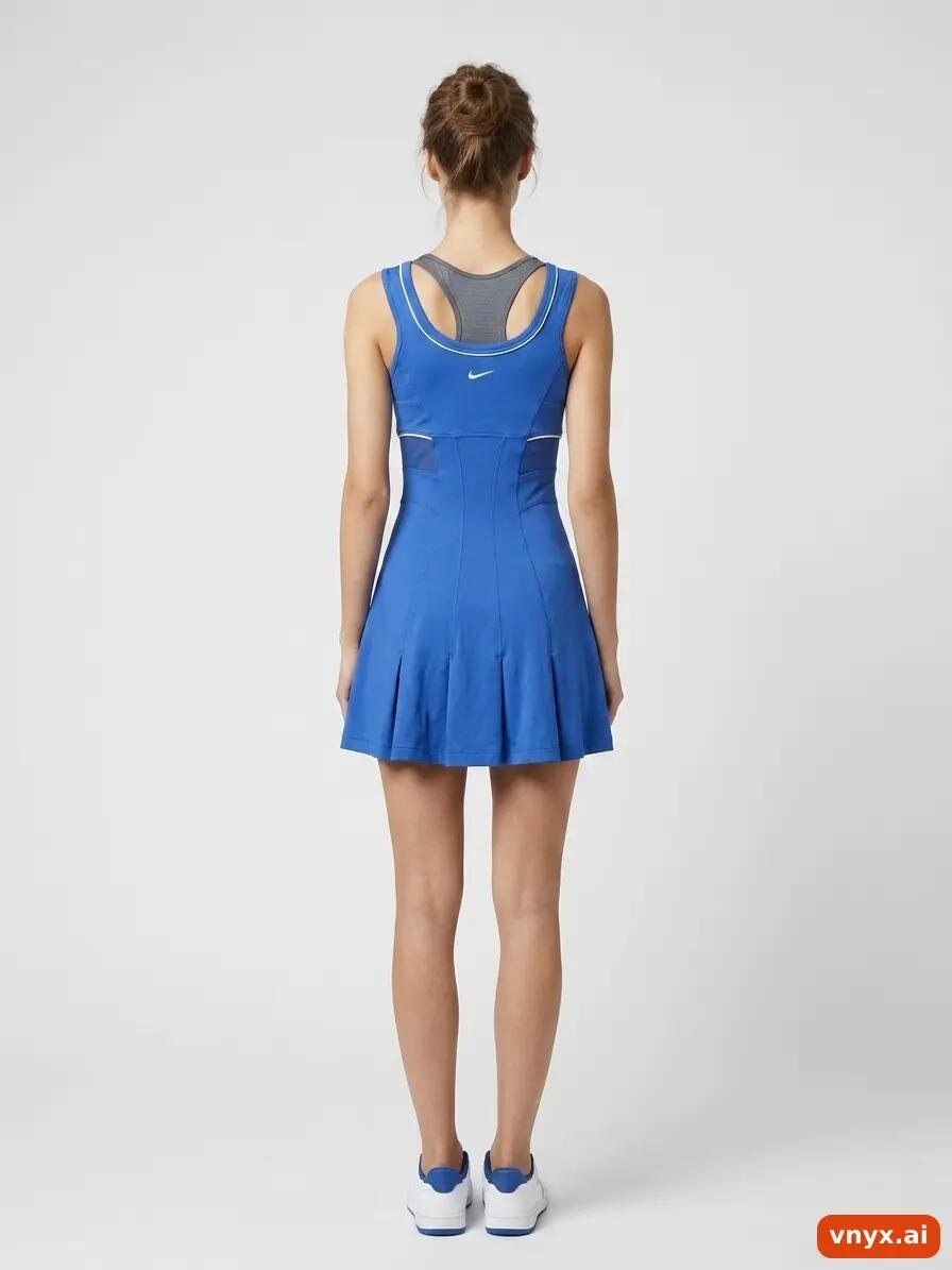 Second Life - Vintage Nike Navy Casual Dress Women S 3/6