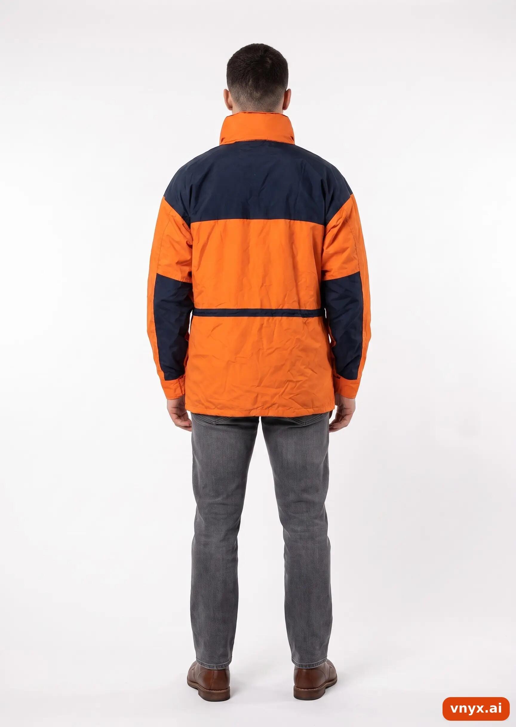 Second Life - Vintage The North Face Bright Orange Outdoor Jacket Men M 4/6