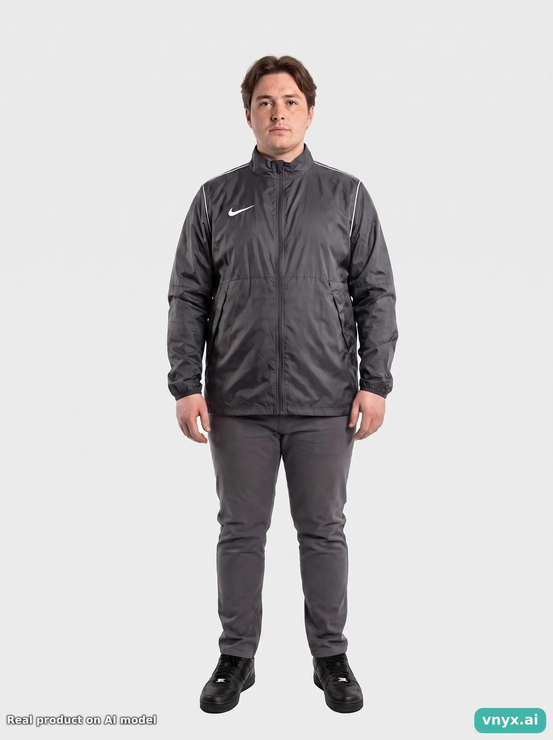 Second Life - Vintage Nike Grey Windbreaker Men L 6/6