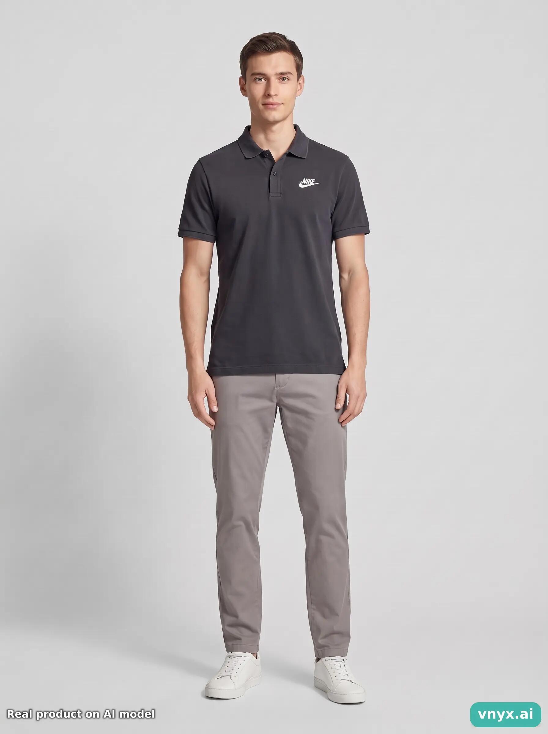 Second Life - Vintage Nike Washed Black Polo Men S 6/6
