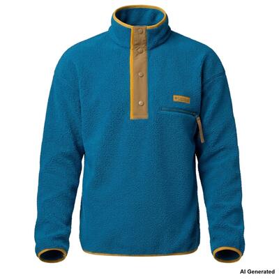 Columbia helvetia ii half snap fleece sweater volwassenen