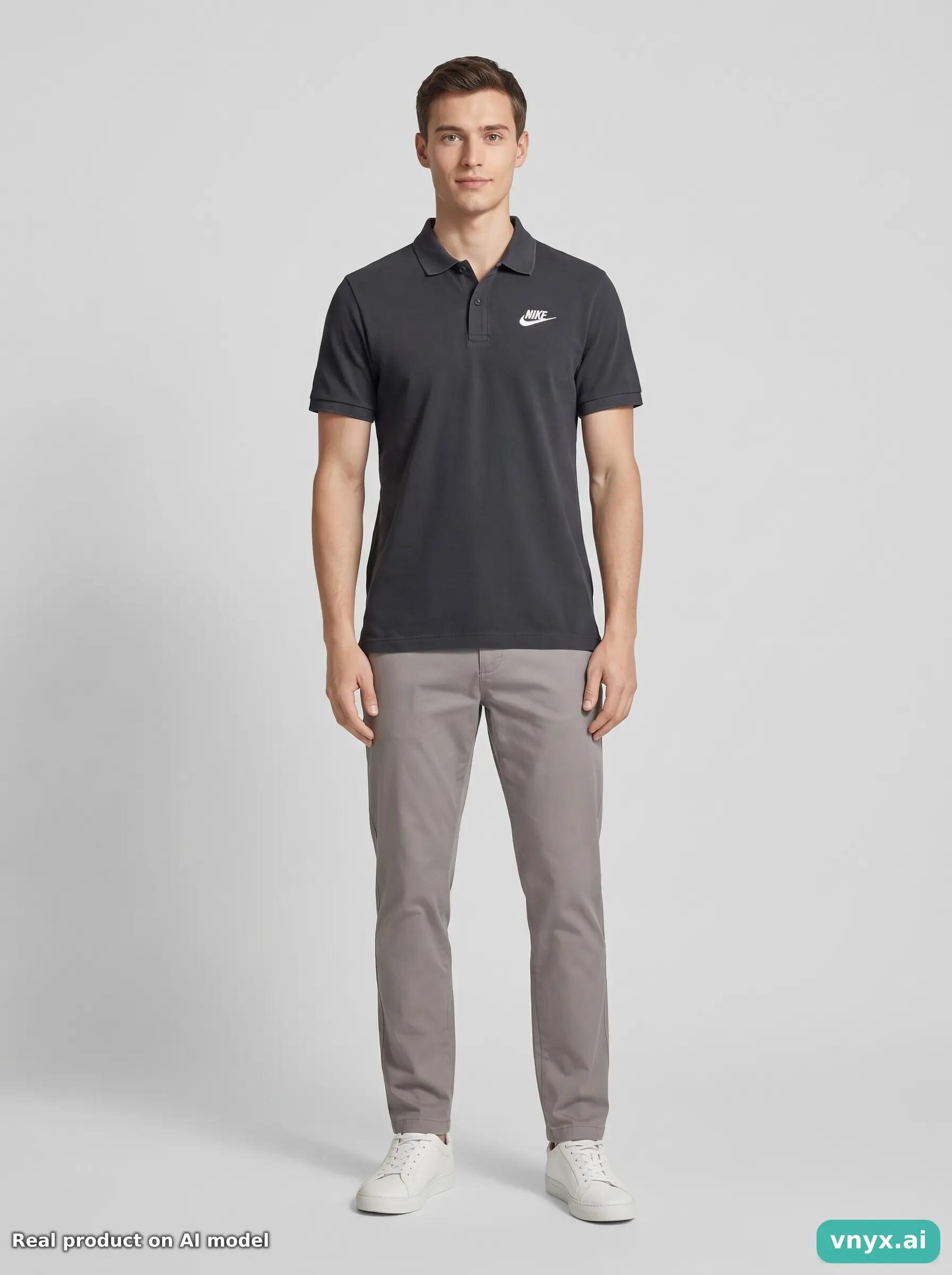 Second Life - Vintage Nike Washed Black Polo Men S 3/6