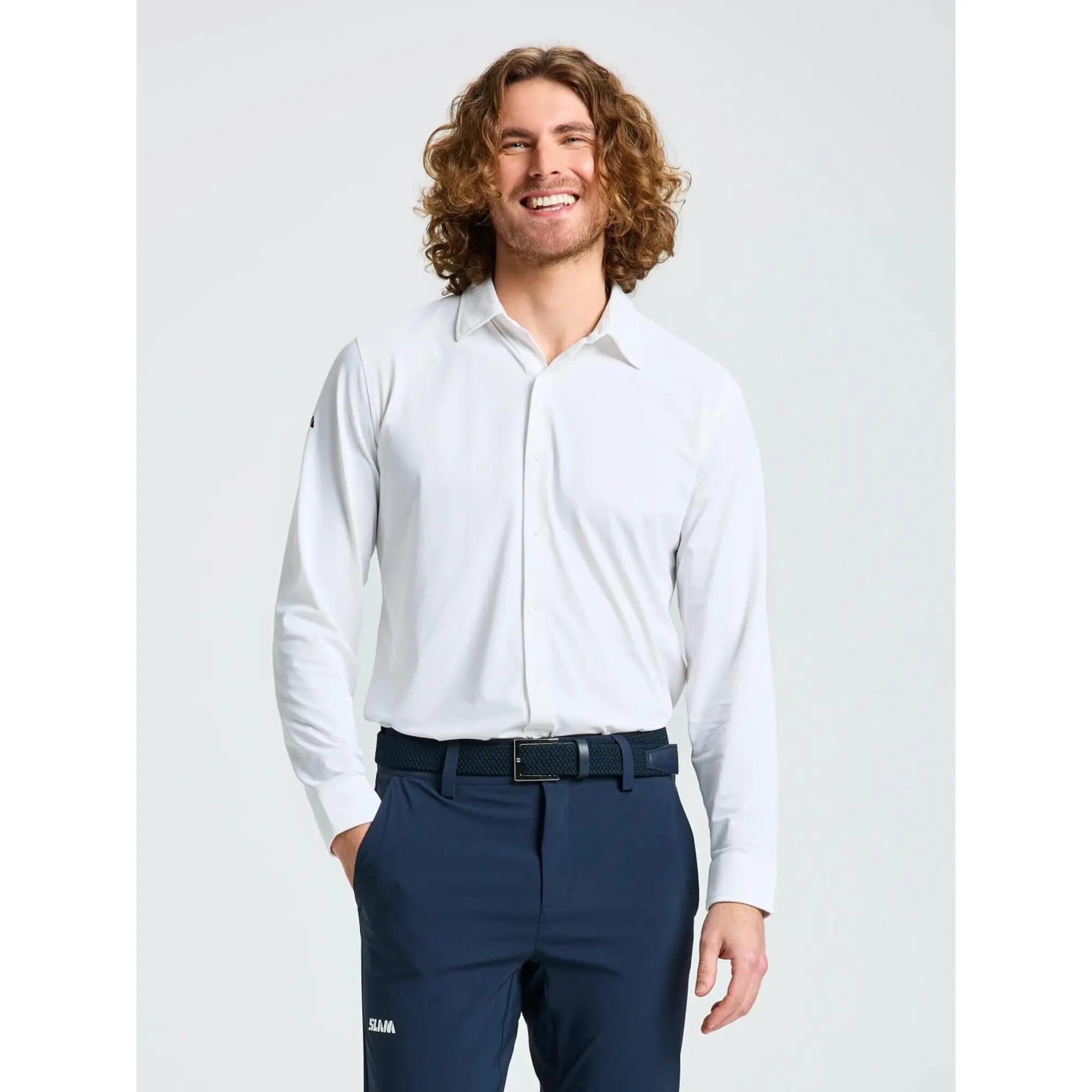 Camisa Técnica Piqué De Manga Comprida Slam Adulto 2/3