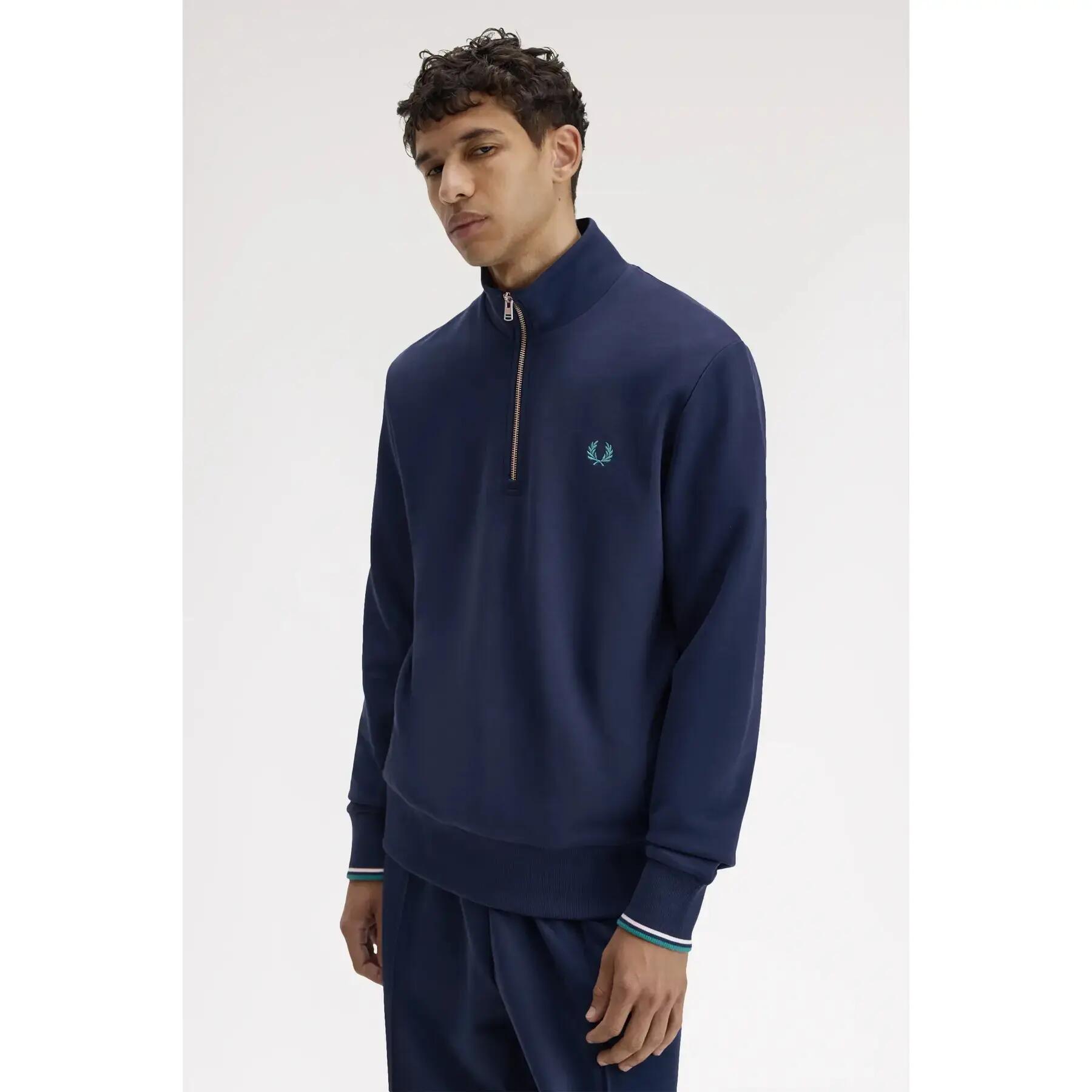 Sweatshirt 1/2 zip Fred Perry 3/7