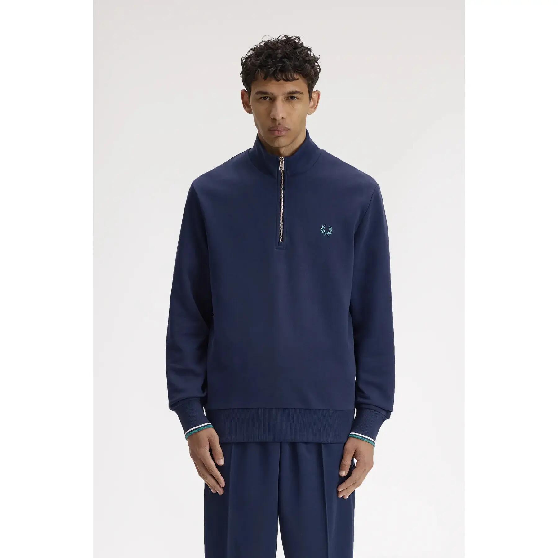Sweatshirt 1/2 zip Fred Perry 2/7