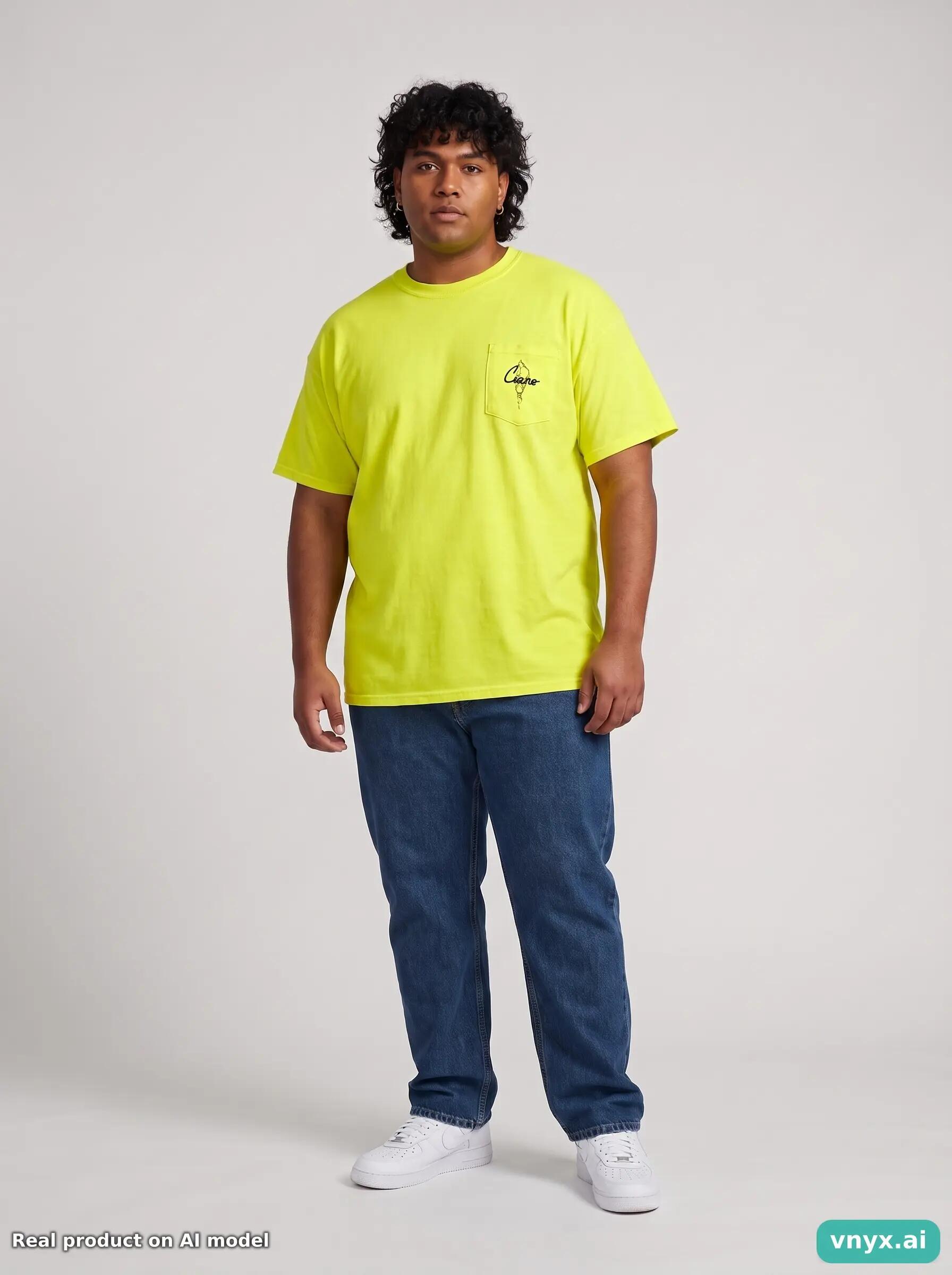 Second Life - Vintage Gildan Lemon Yellow T-Shirt Men XL 5/6