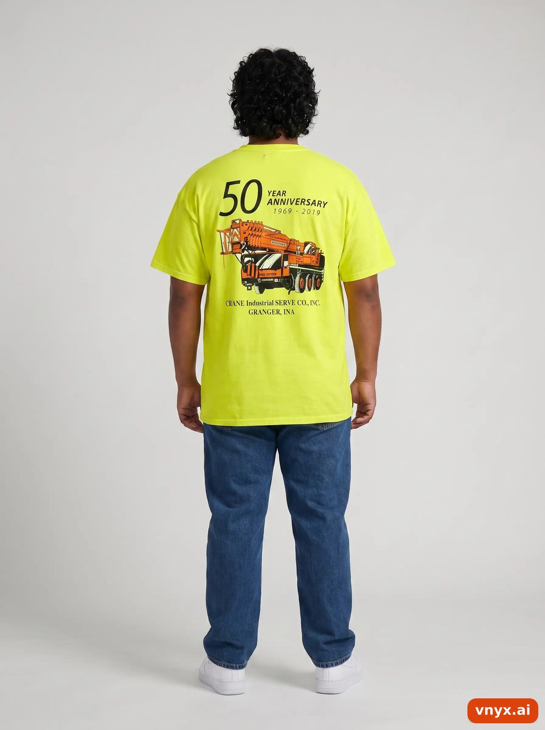 Second Life - Vintage Gildan Lemon Yellow T-Shirt Men XL 4/6