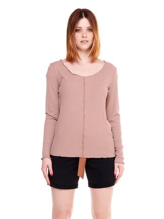 Erdtöne Damen Langarm-T-Shirt