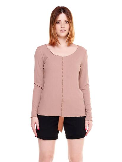 Erdtöne Damen Langarm-T-Shirt