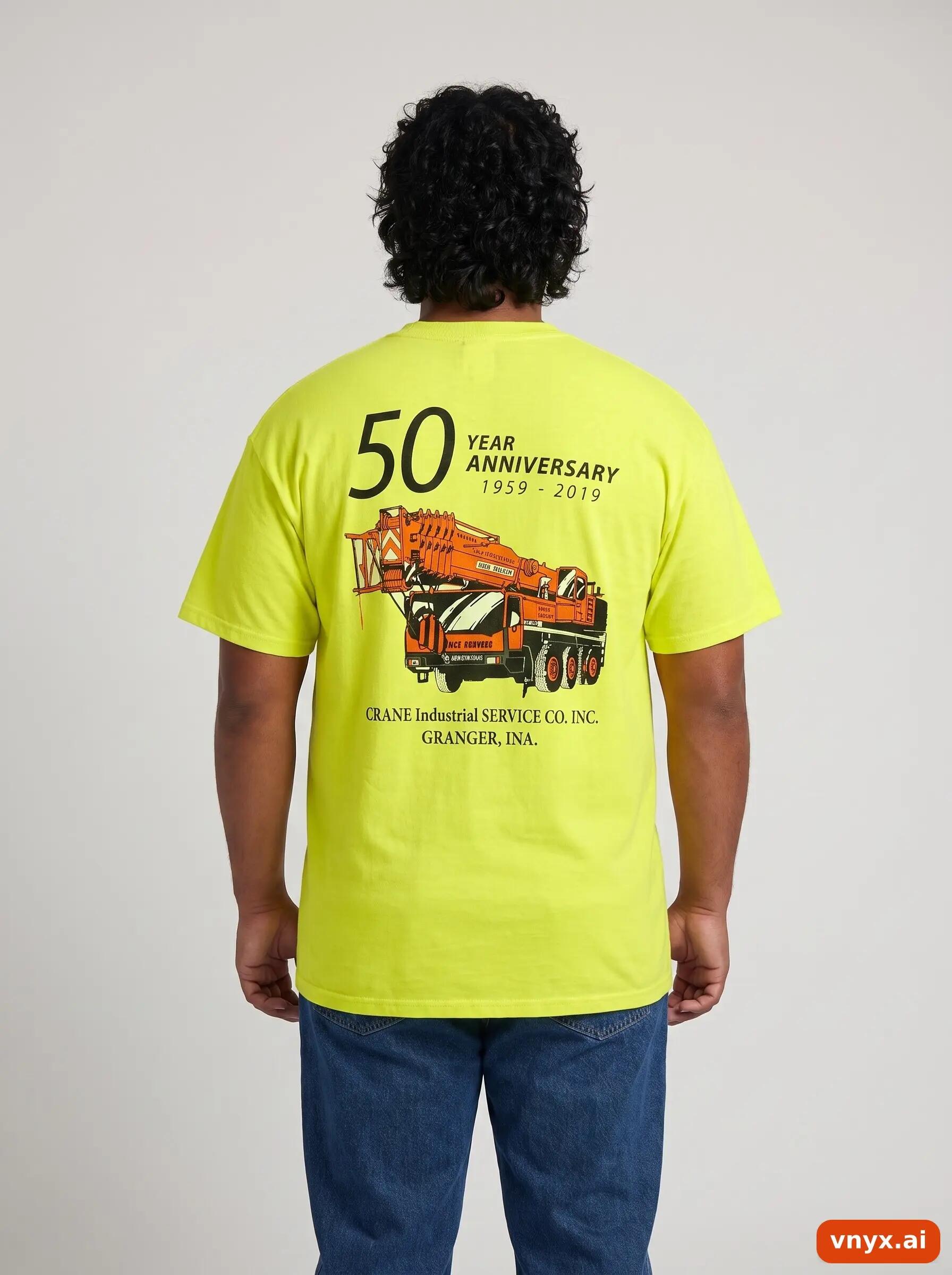 Second Life - Vintage Gildan Lemon Yellow T-Shirt Men XL 2/6
