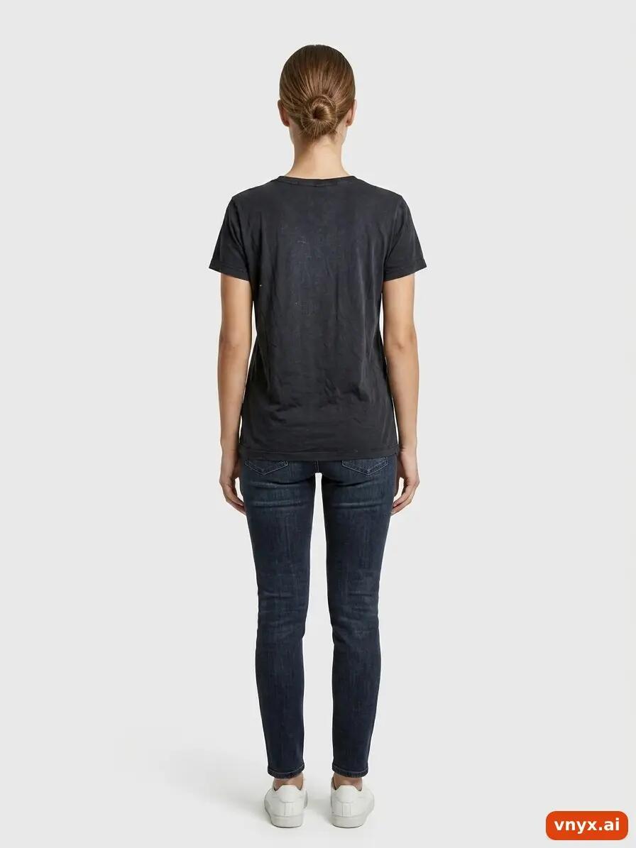 Second Life - Vintage Diesel Deep Black T-Shirt Women L 4/6