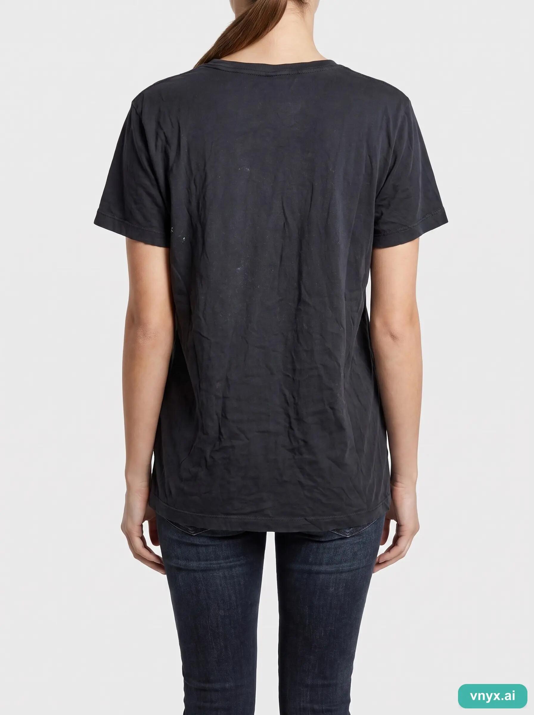 Second Life - Vintage Diesel Deep Black T-Shirt Women L 2/6