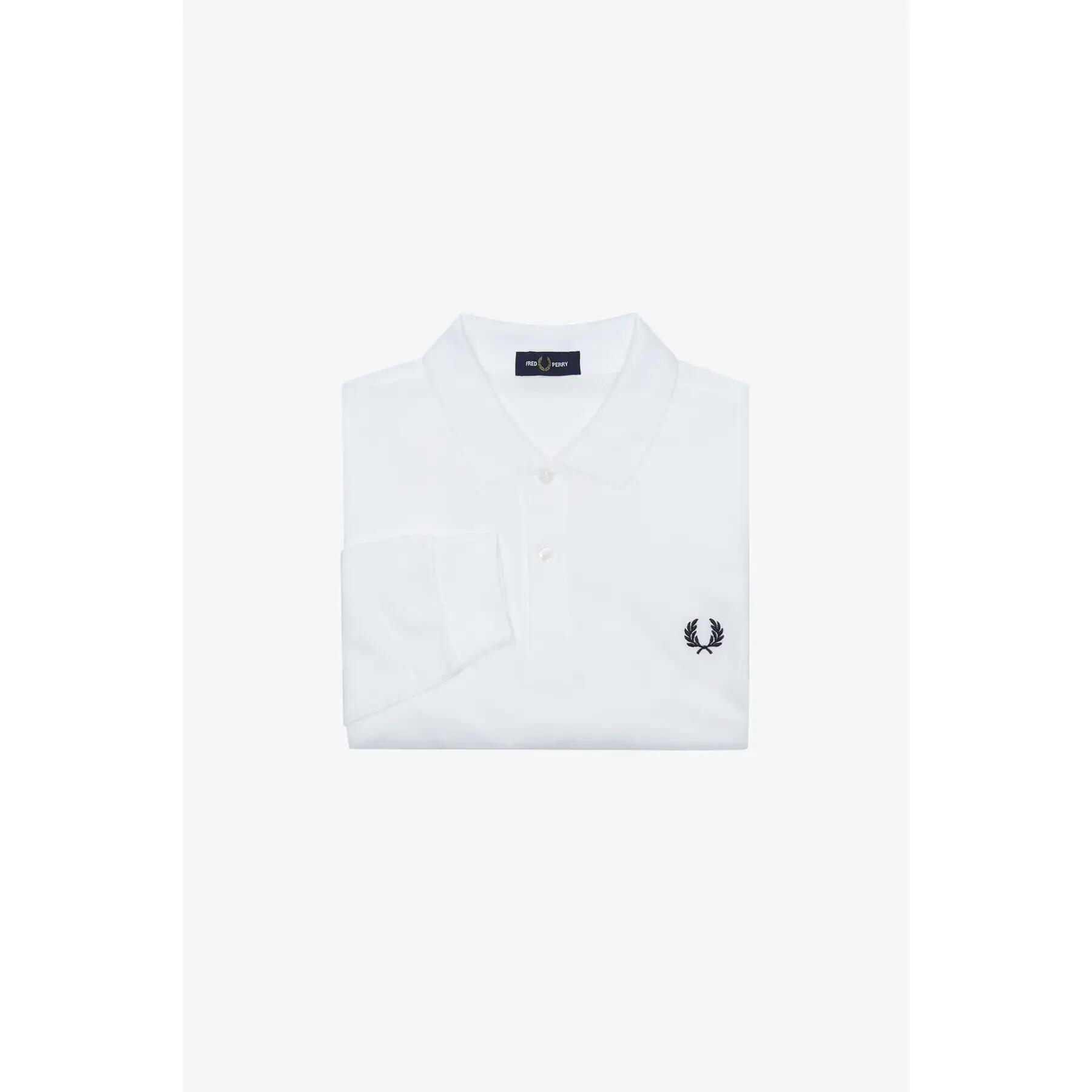 Pólo liso de manga comprida Fred Perry 2/7