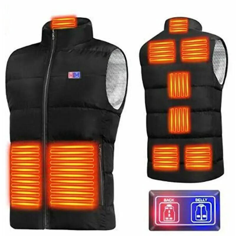 Veste chauffante électrique，Chauffage 9 zones, 3 niveaux de température, chargem 5/5