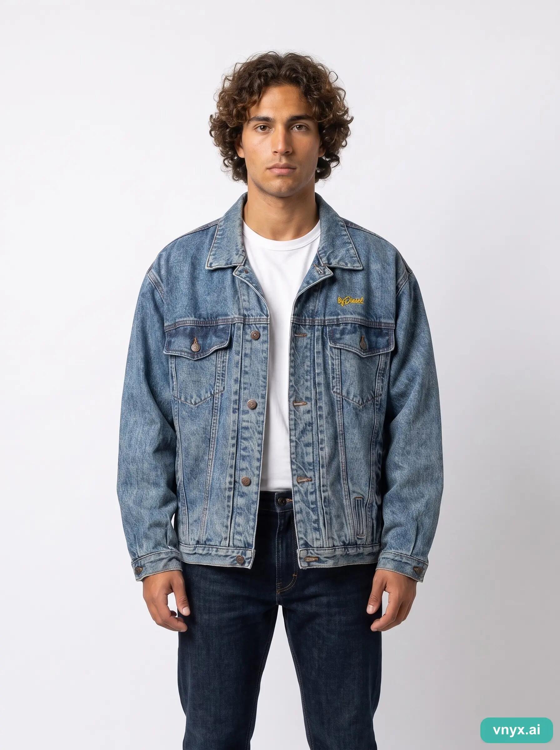 Second Life - Vintage Diesel Sky Blue Outdoor Jacket Men XS 1/6