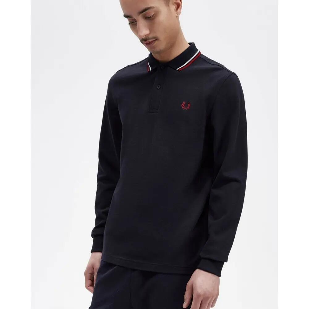 Polo de manga comprida Fred Perry Twin Tipped 4/7