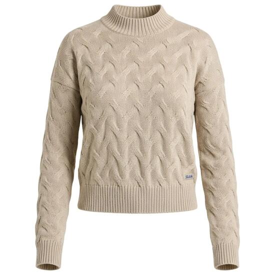 Sweter W Warkoczowy Wzór Slam Seawool Ws Damskie