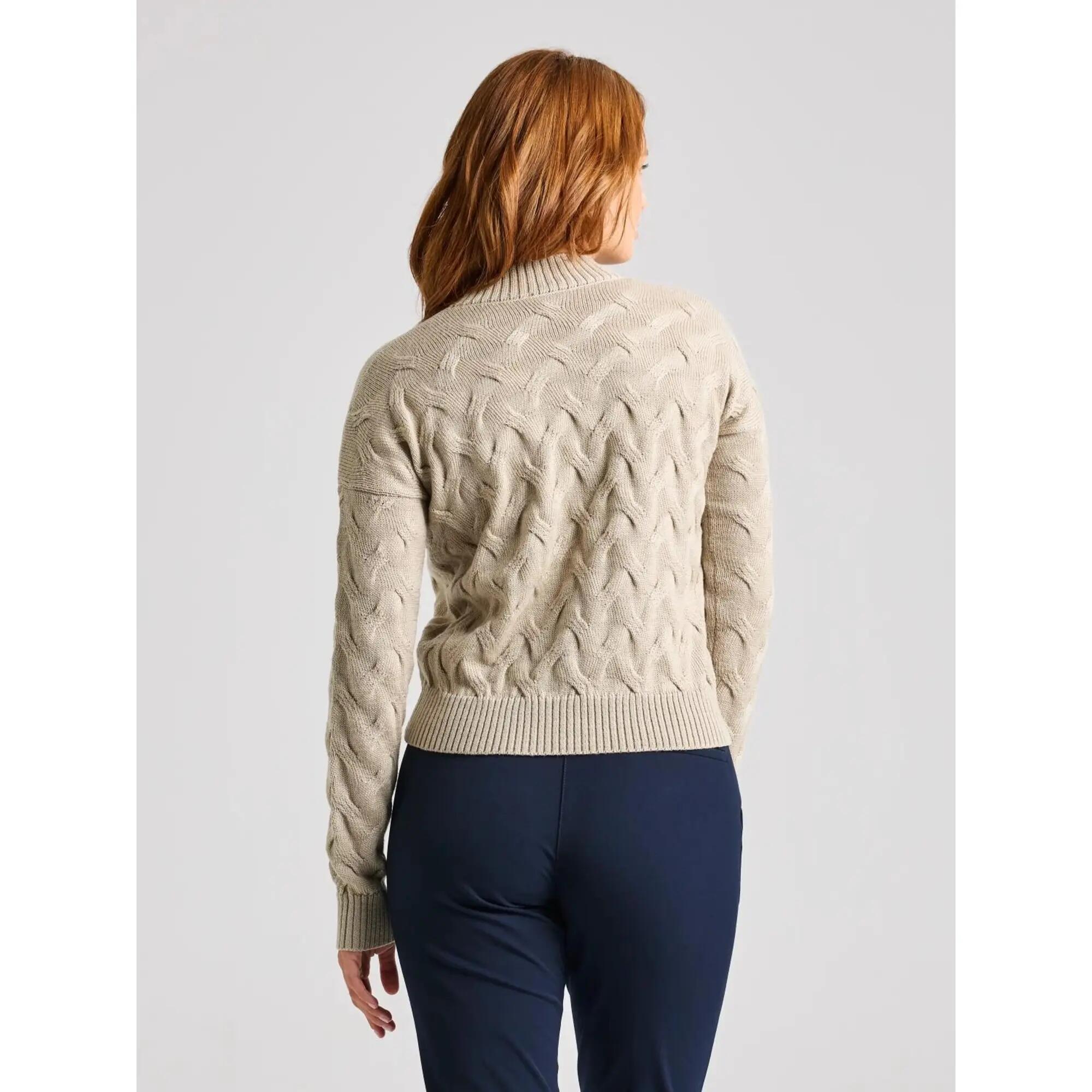 Sweter W Warkoczowy Wzór Slam Seawool Ws Damskie 3/3