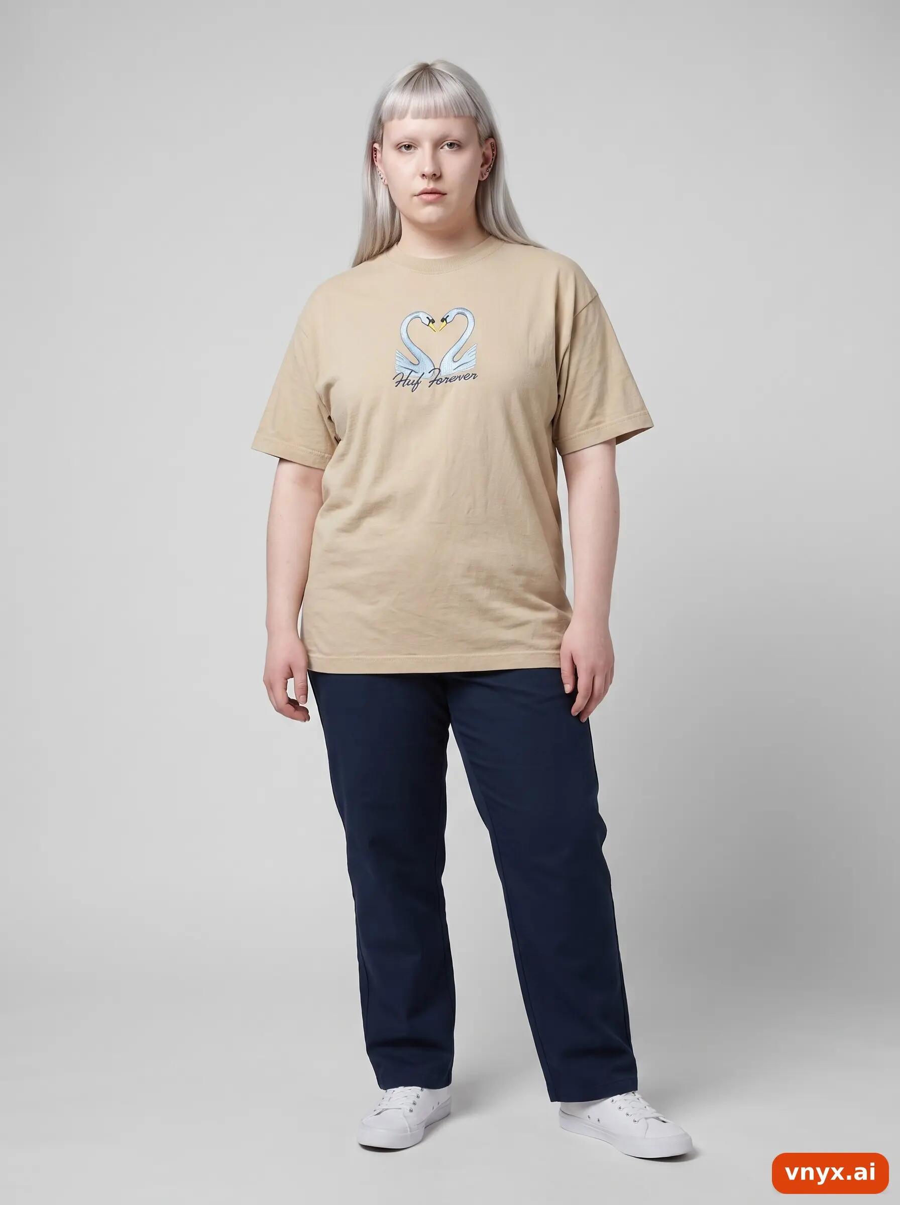 Second Life - Vintage HUF Beige T-Shirt Women L 3/6