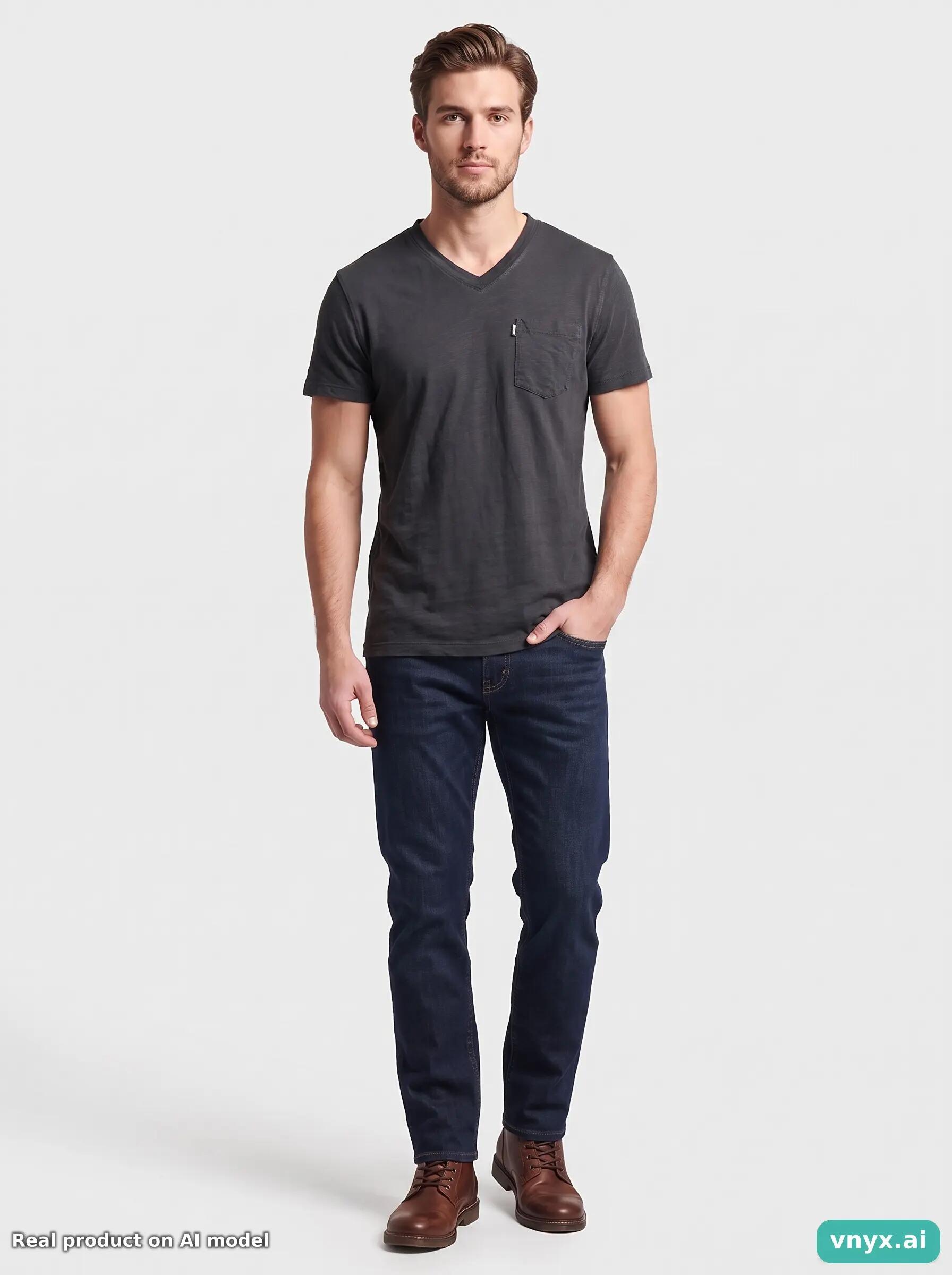 Second Life - Vintage Superdry Grey T-Shirt Men M 6/6