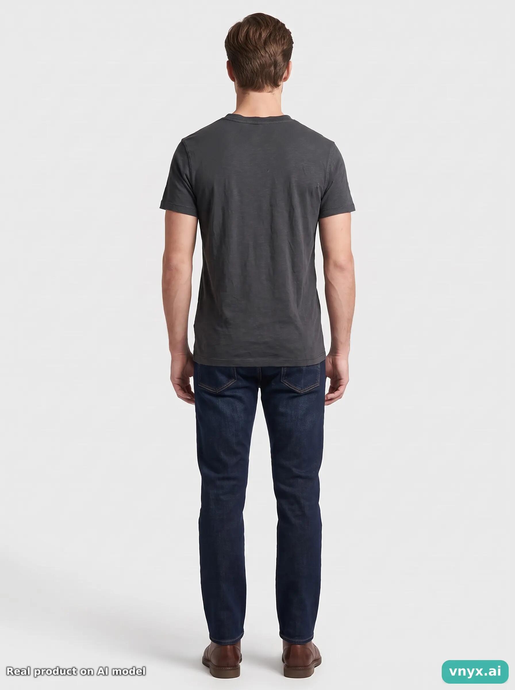 Second Life - Vintage Superdry Grey T-Shirt Men M 4/6