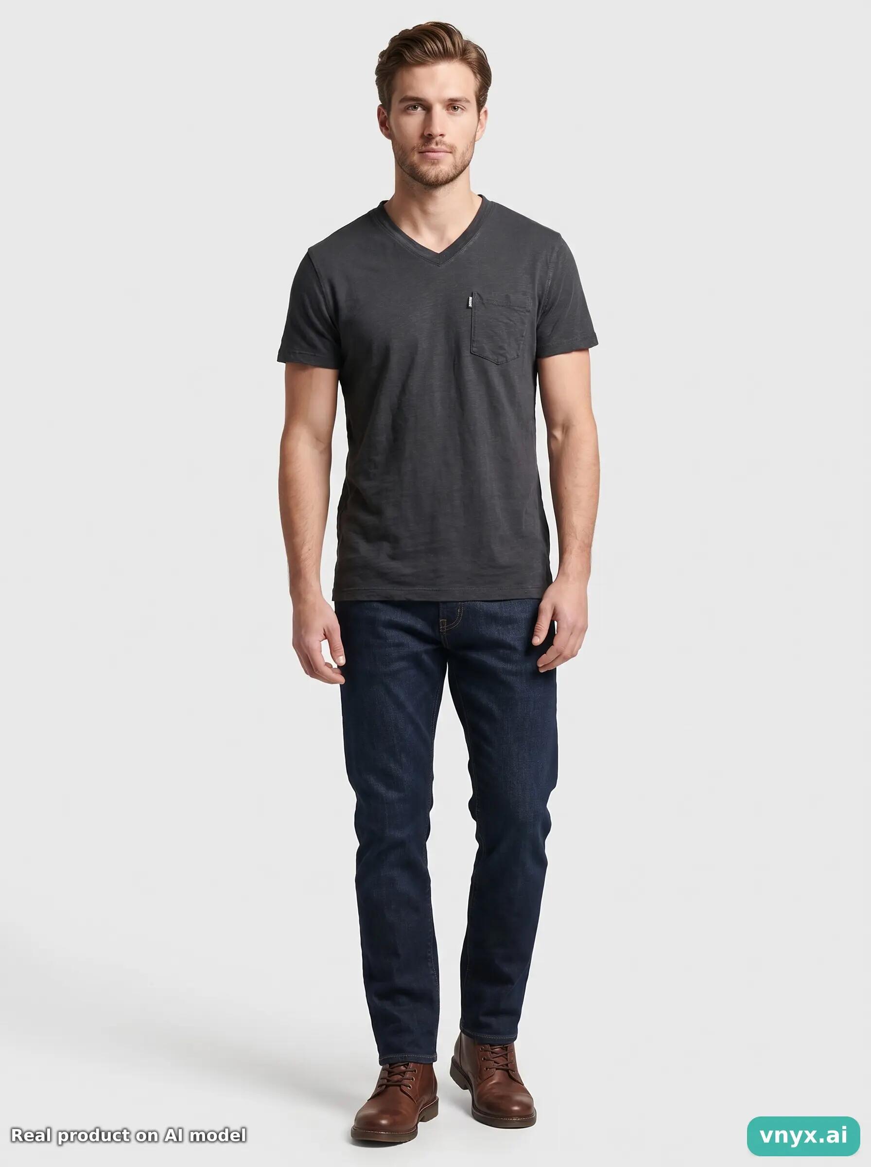 Second Life - Vintage Superdry Grey T-Shirt Men M 3/6