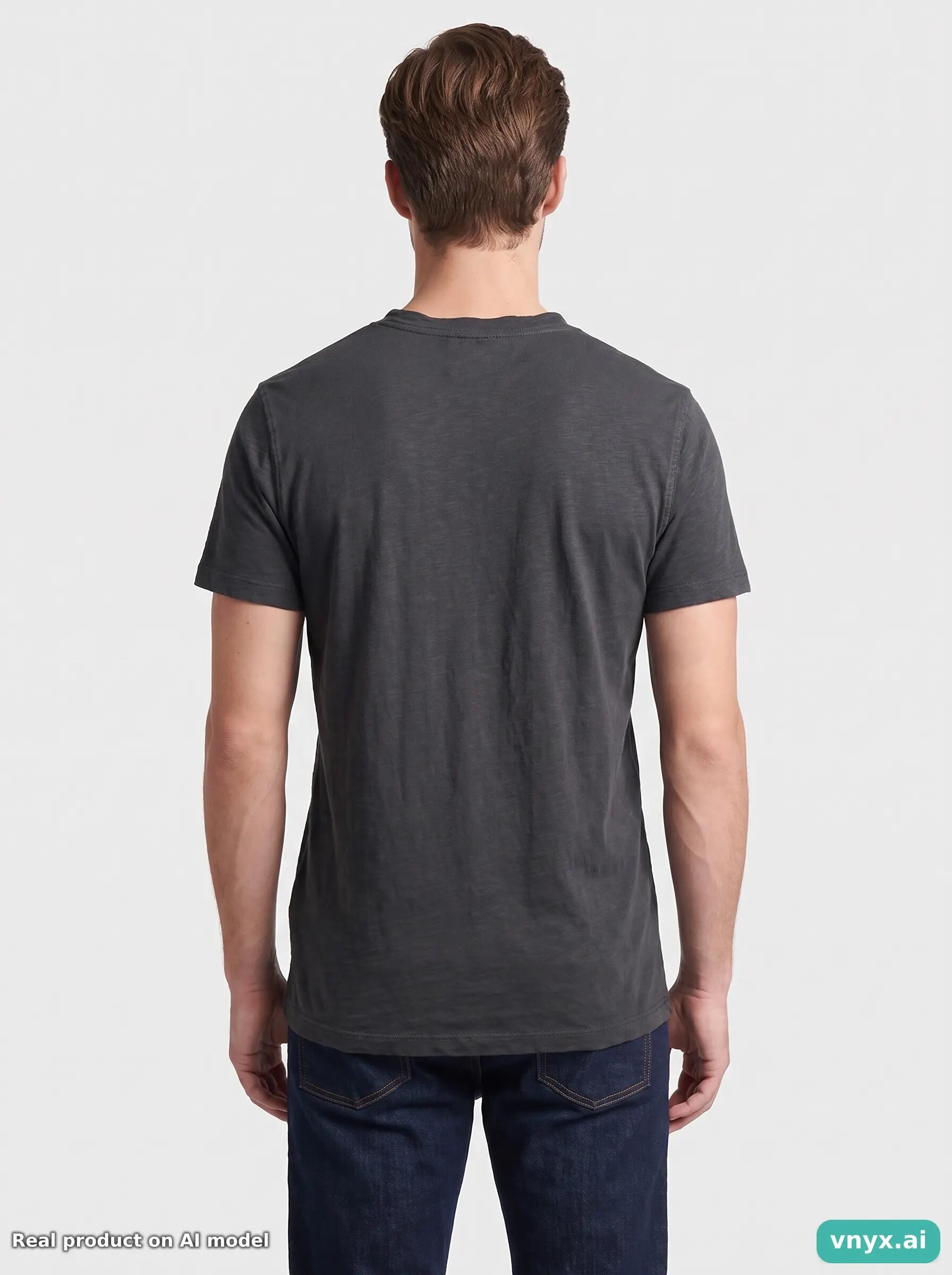Second Life - Vintage Superdry Grey T-Shirt Men M 2/6