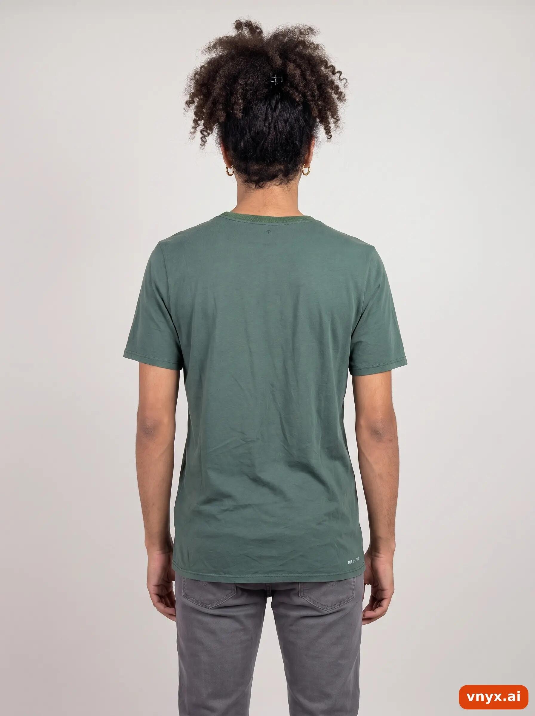 Second Life - Vintage Nike Dark Green T-Shirt Men S 2/6