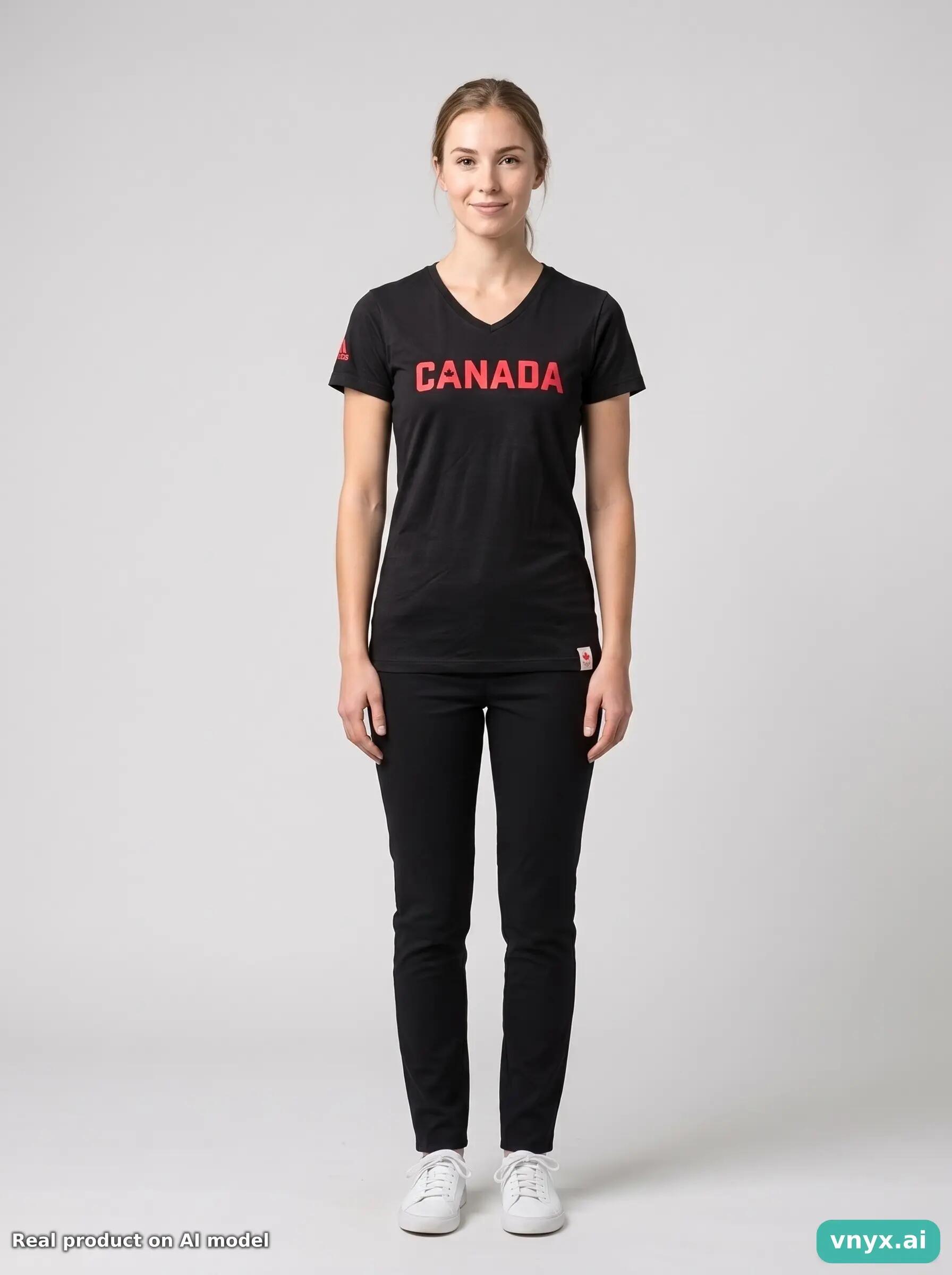 Second Life - Vintage Adidas Jet Black T-Shirt Women S 5/6