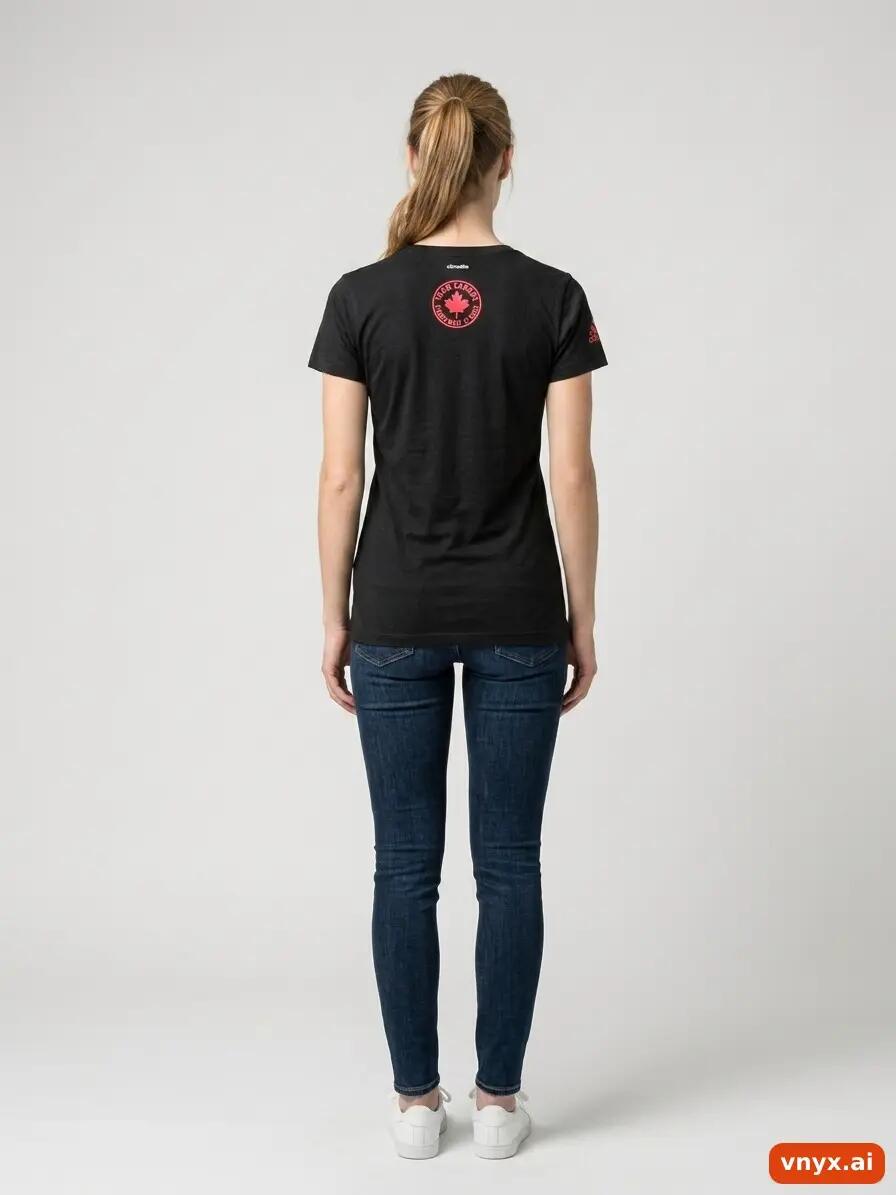 Second Life - Vintage Adidas Jet Black T-Shirt Women S 3/6