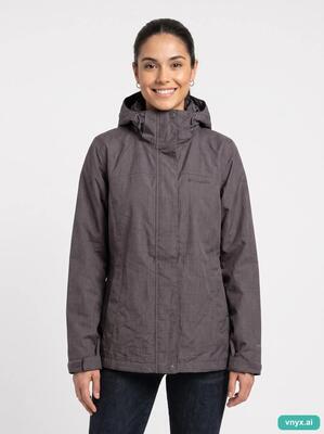 Second life - regular columbia interchange windbreaker in grey size s