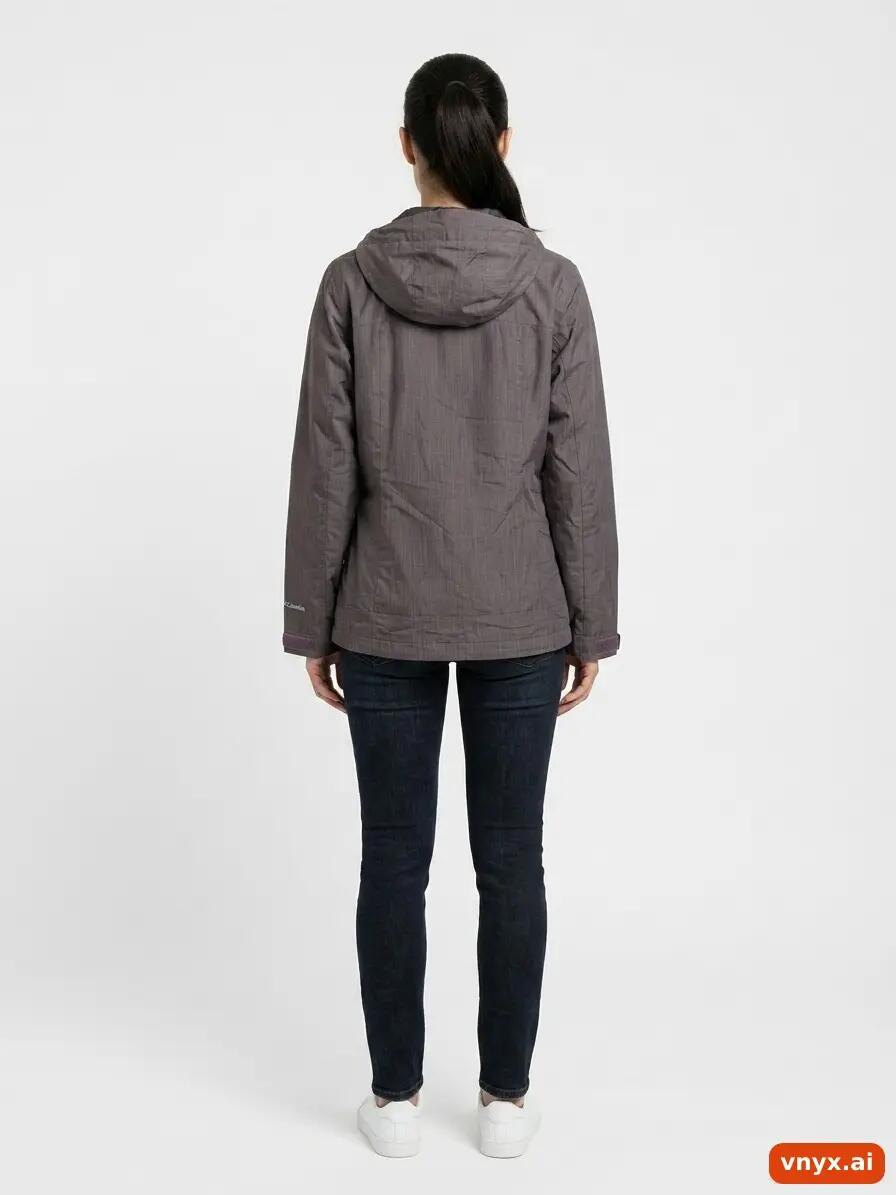 Second Life - Regular Columbia INTERCHANGE Windbreaker in Grey size S 4/6