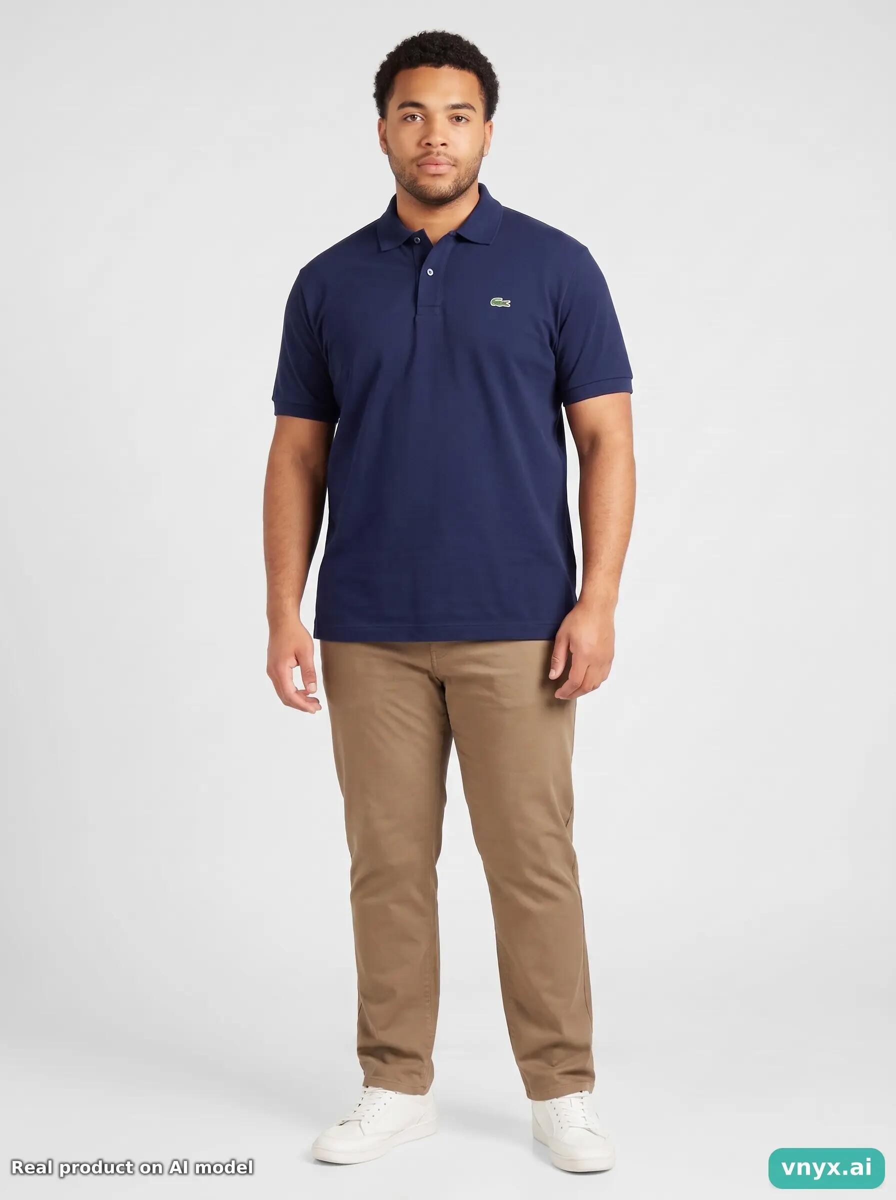 Second Life - Vintage Lacoste Dark Blue Polo Men L 6/6