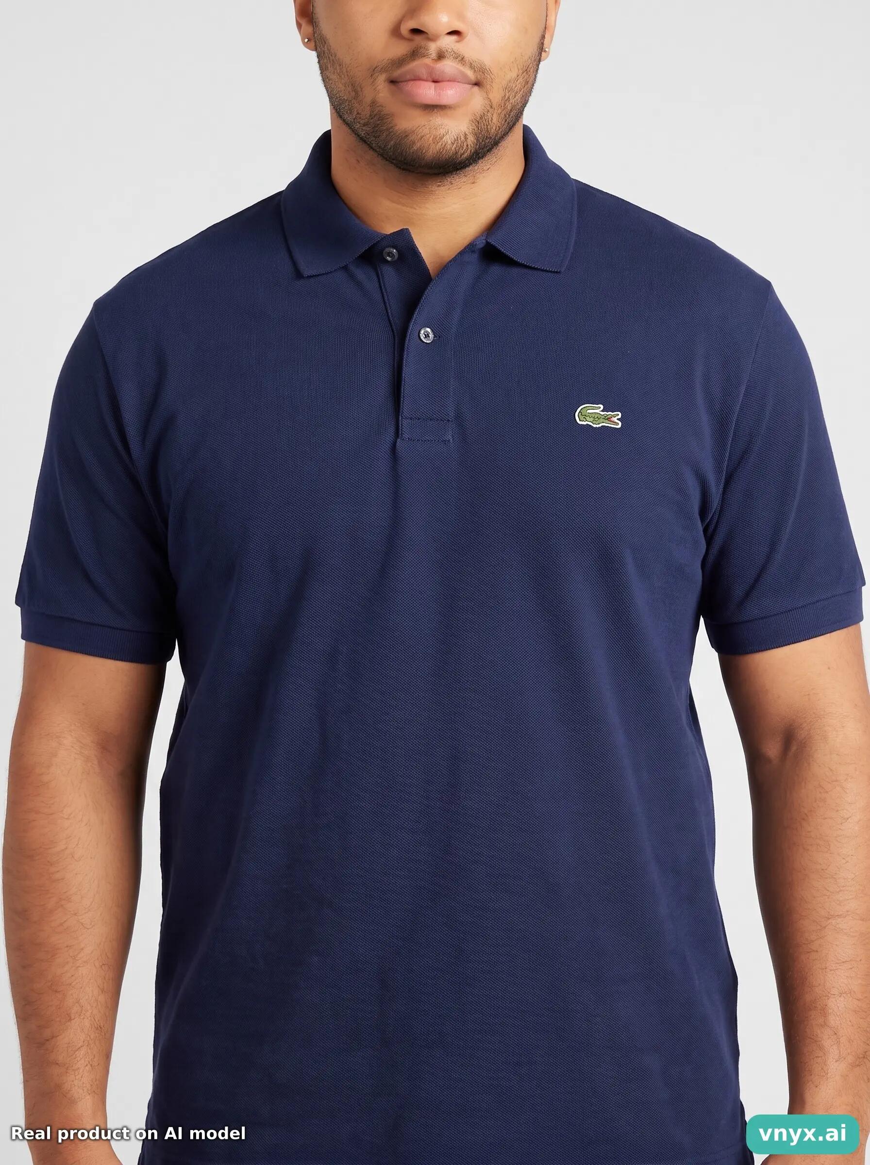 Second Life - Vintage Lacoste Dark Blue Polo Men L 5/6