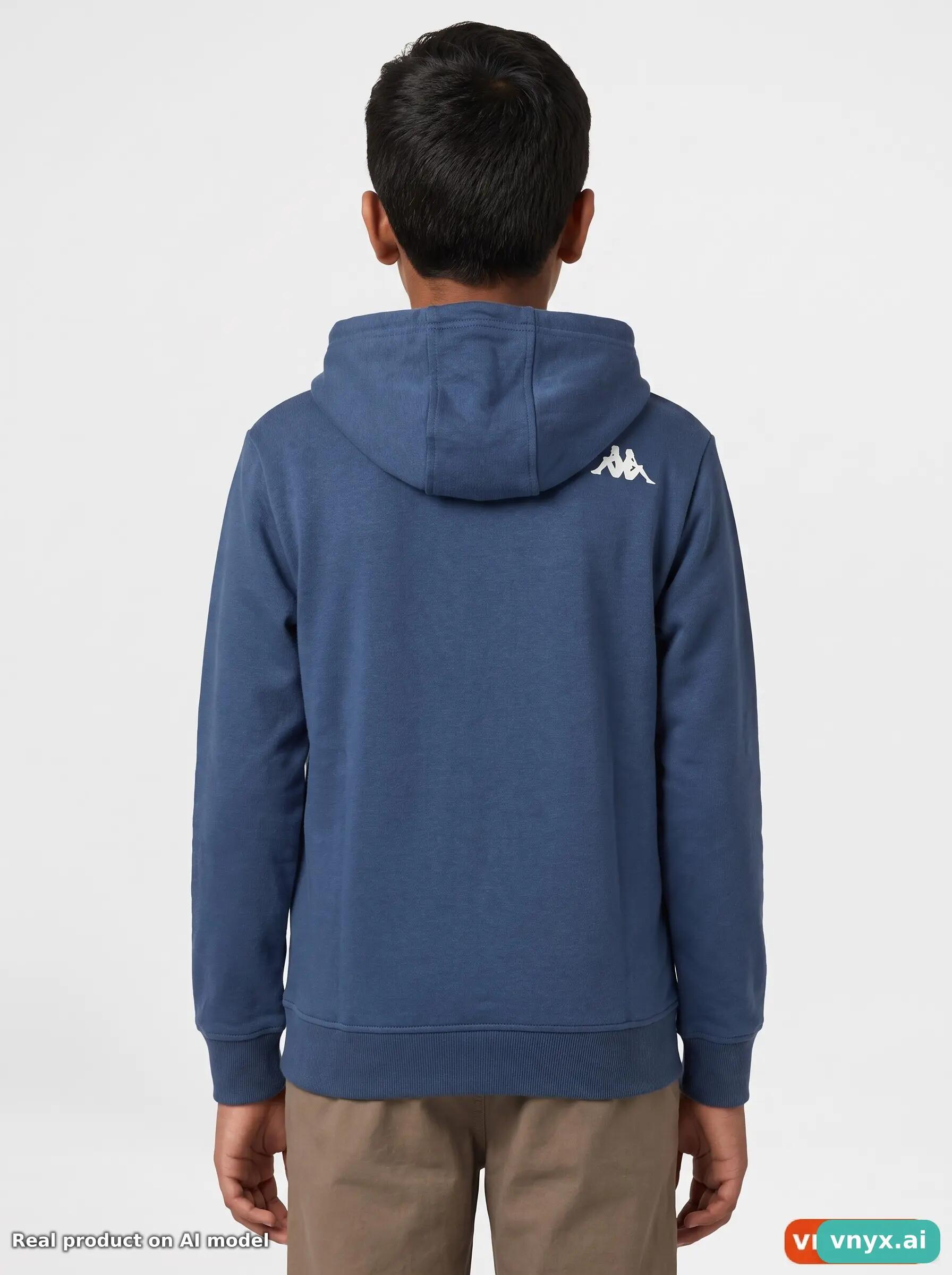 Second Life - Vintage Kappa Navy Hoodie Men M 4/6