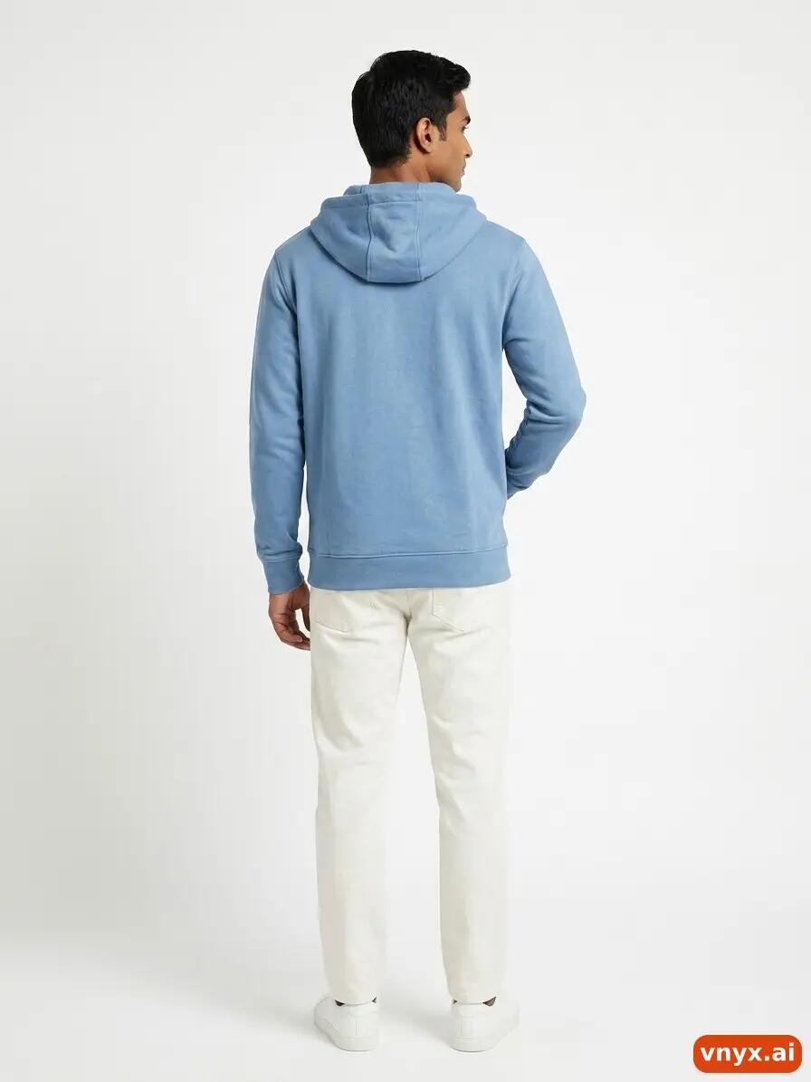 Second Life - Vintage Kappa Navy Hoodie Men M 3/6