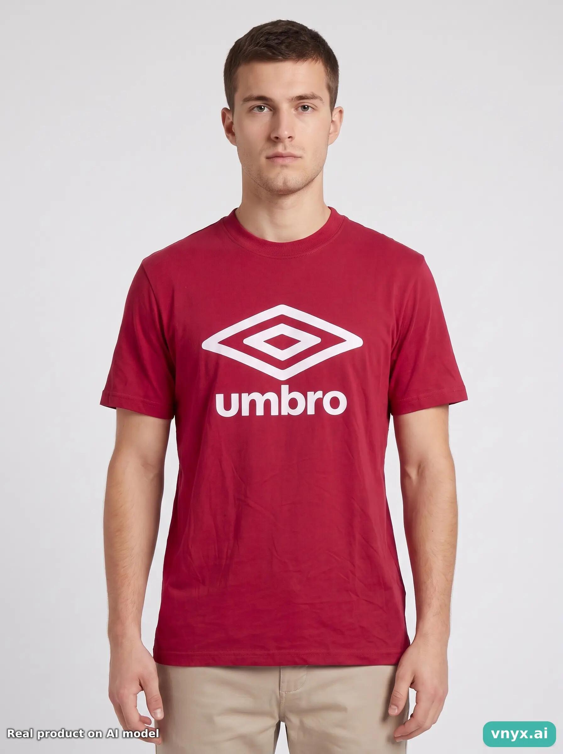 Second Life - Vintage Umbro Scarlet T-Shirt Men M 5/6