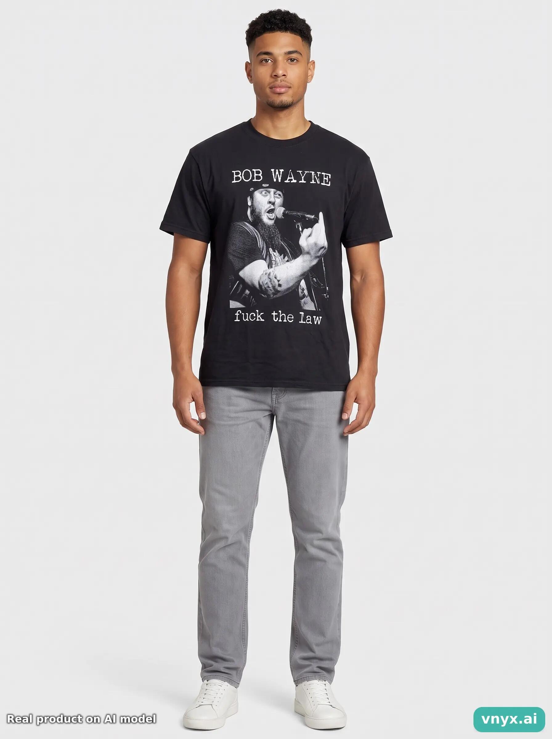 Second Life - Vintage Gildan Dark Black T-Shirt Men M 6/6